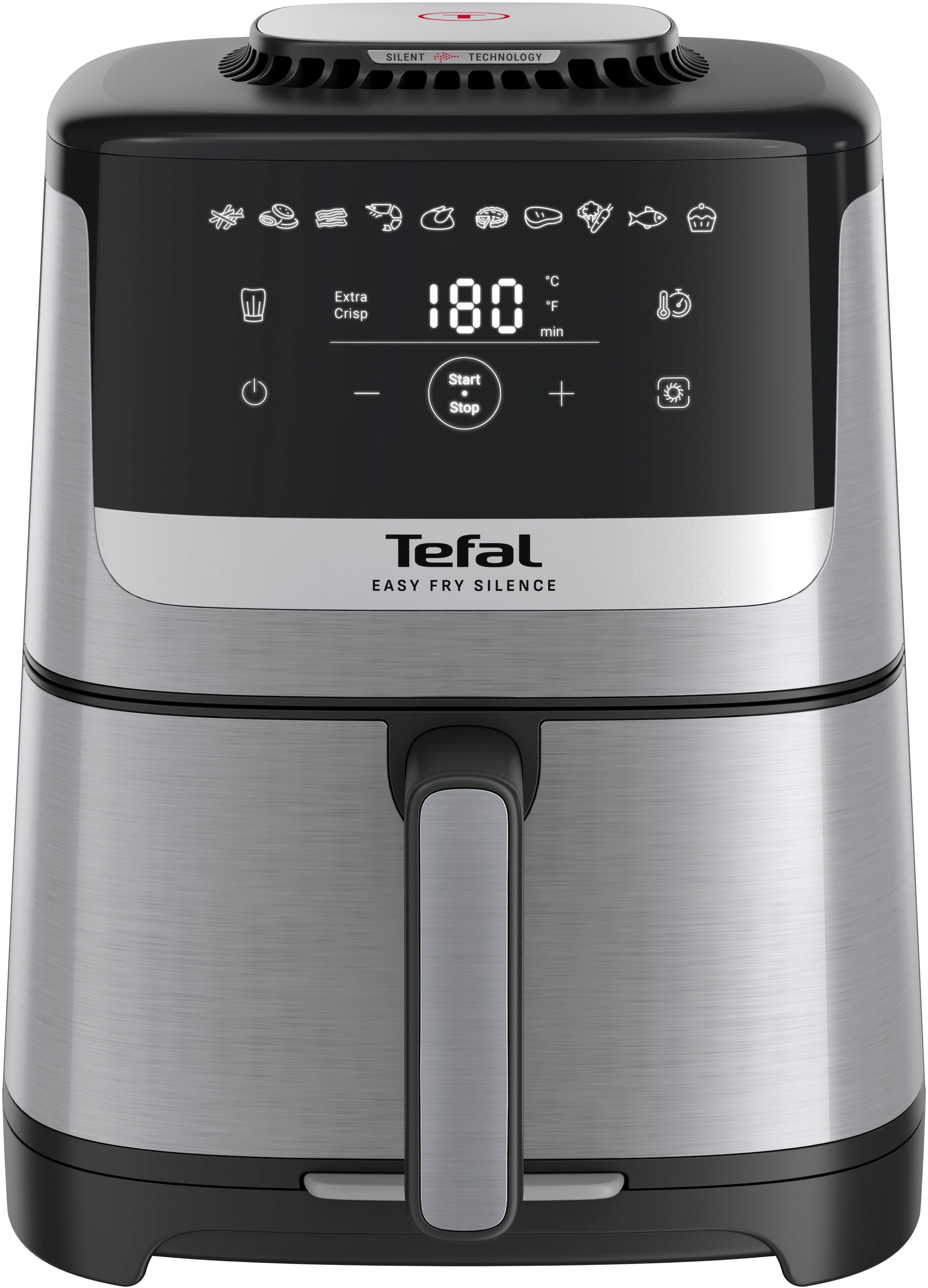 Tefal Heißluftfritteuse »EY552D Easy Fry Silence Deluxe«, 1670 W