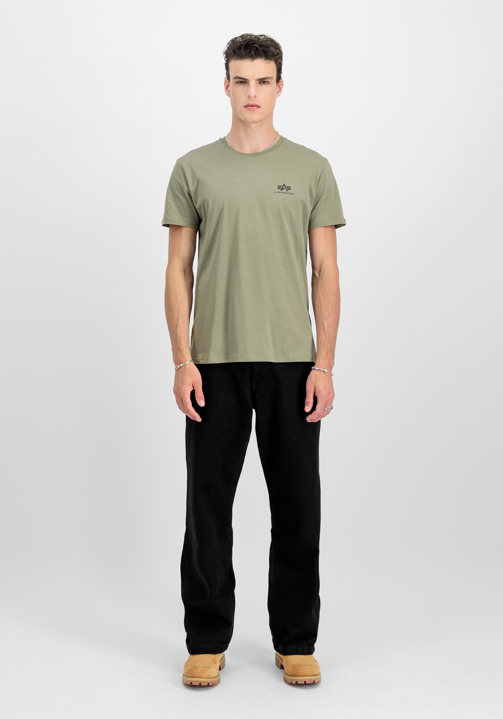 Alpha Industries T-Shirt »Alpha Industries Men - T-Shirts Basic T-Shirt SL«