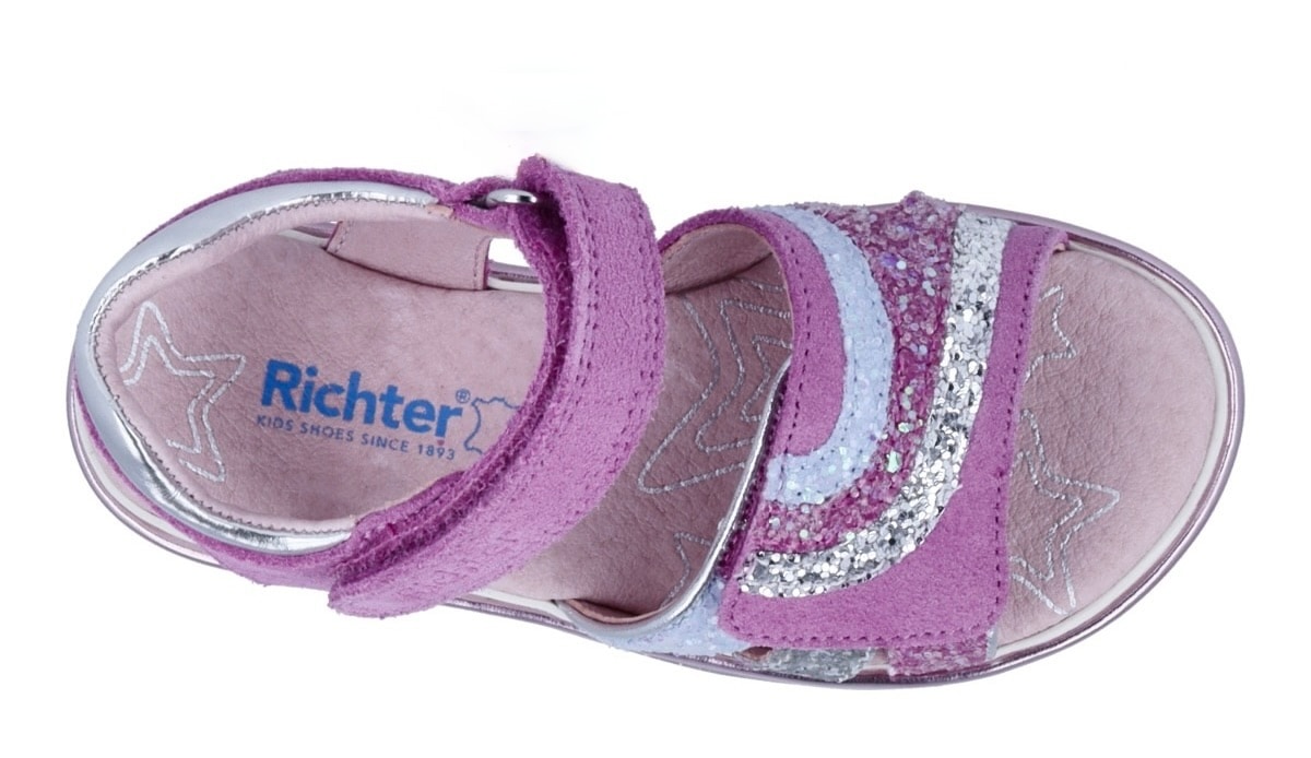 Richter Sandale »Romea«  Klettschuh, Riemchensandale, Größenschablone zum Download, mit WMS