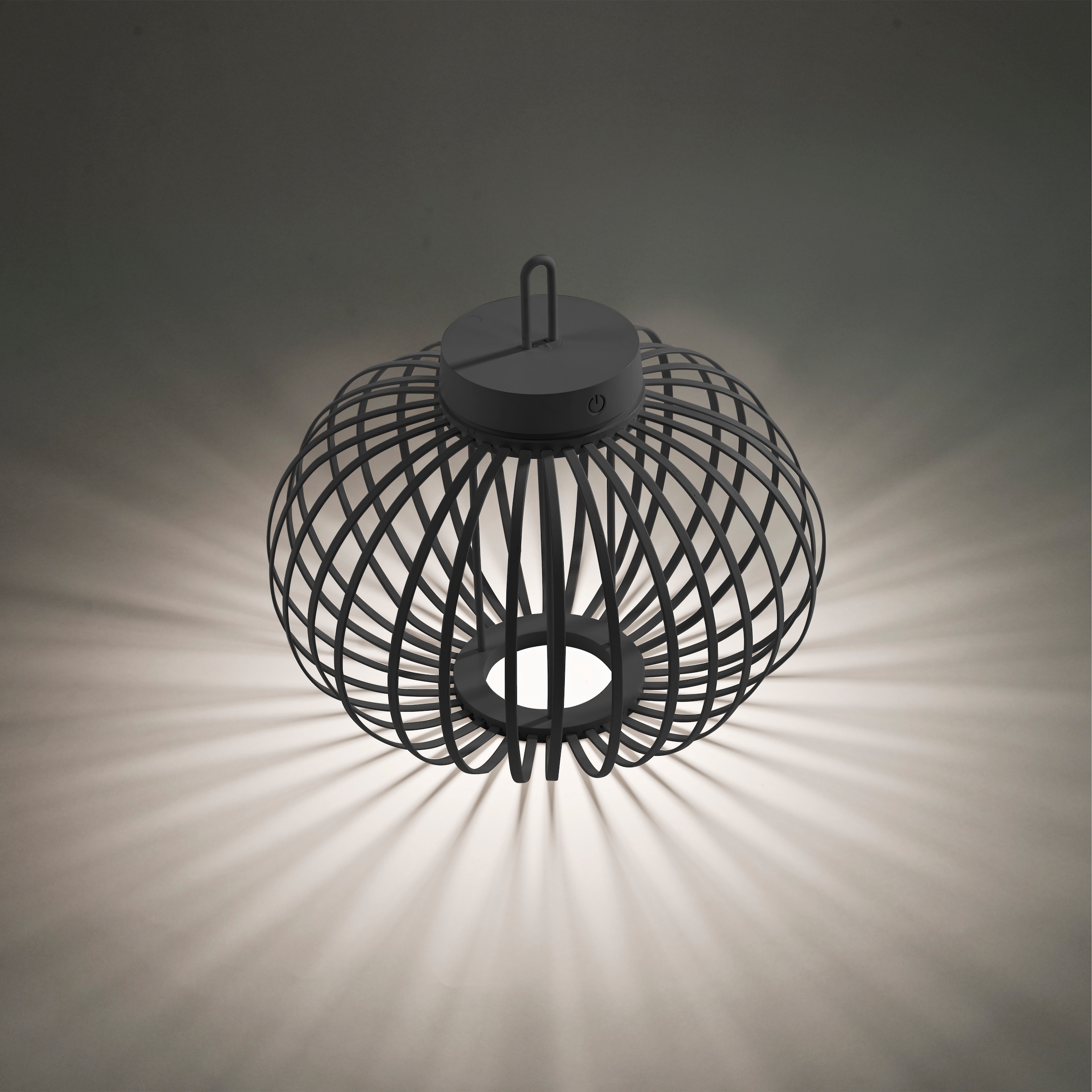 JUST LIGHT Pendelleuchte »AKUBA«, 1 flammig, Leuchtmittel LED-Modul | LED fest integriert, Akkuleuchte