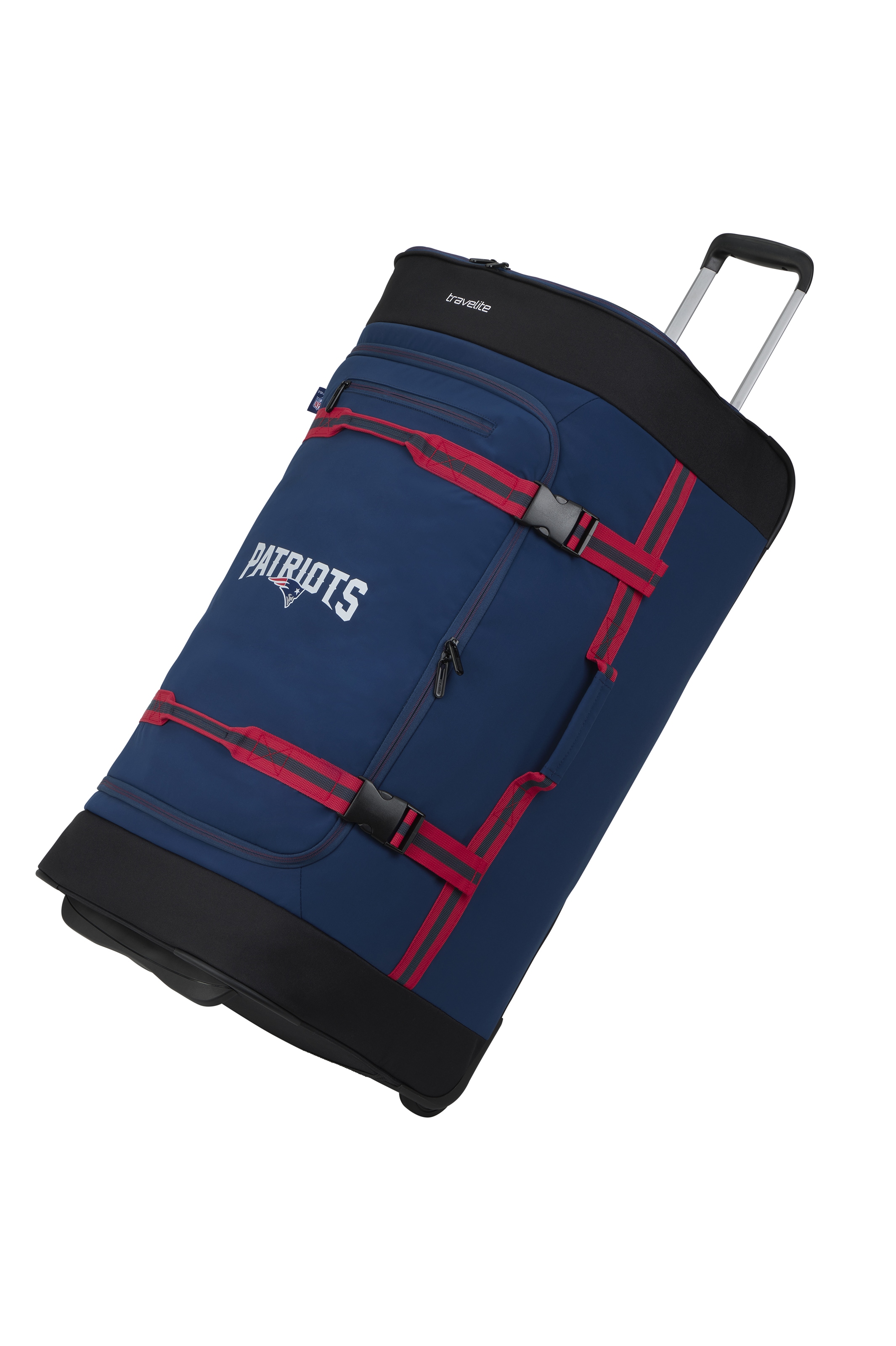 travelite Reisetasche »travelite x NFL Rollenreisetasche« Unisex Travelgab, große Öffnung, Schuhfach und Teleskopgestänge