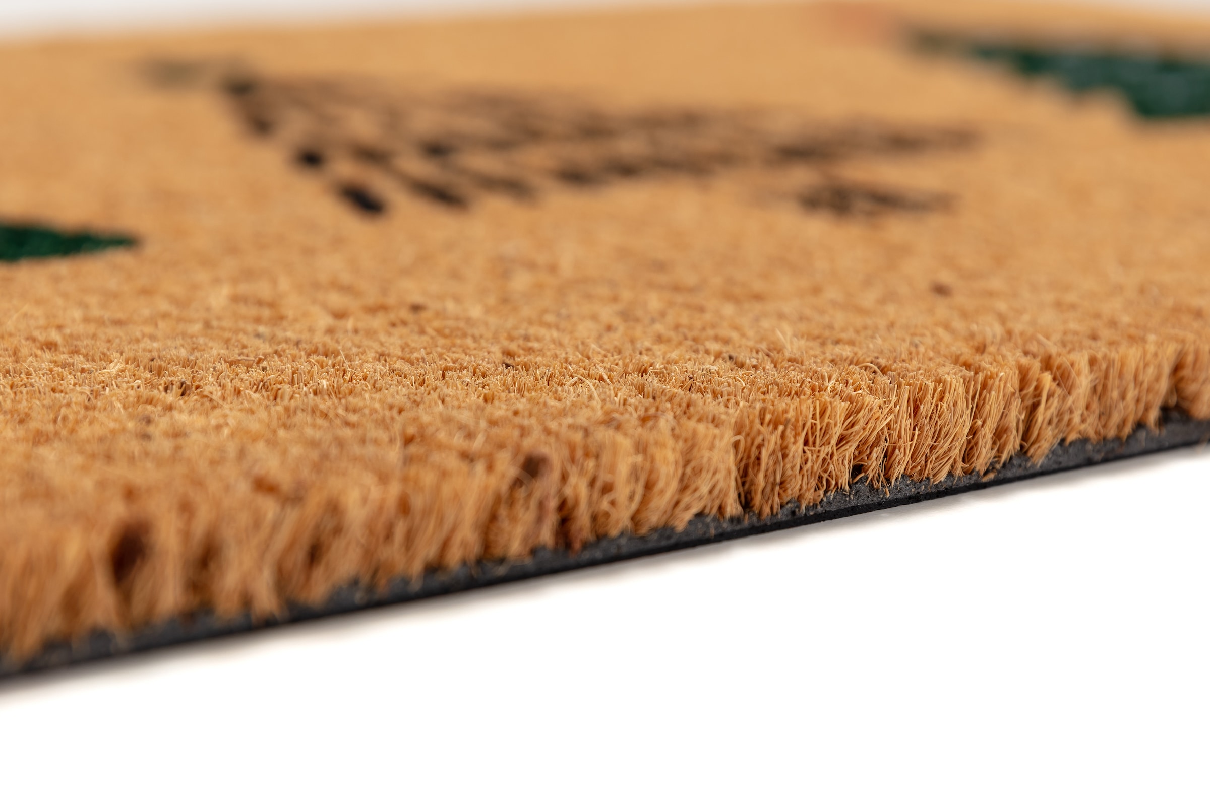 ASTRA Fußmatte »Kokosvelours bedruckt ca.40x60cm D.024 Tannenbäume« rechteckig 1,4 mm Höhe Natürliches Material