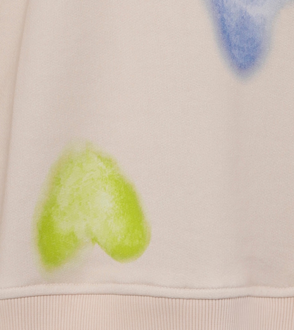 Aniston CASUAL Sweatshirt, mit Batik-Herzen bedruckt