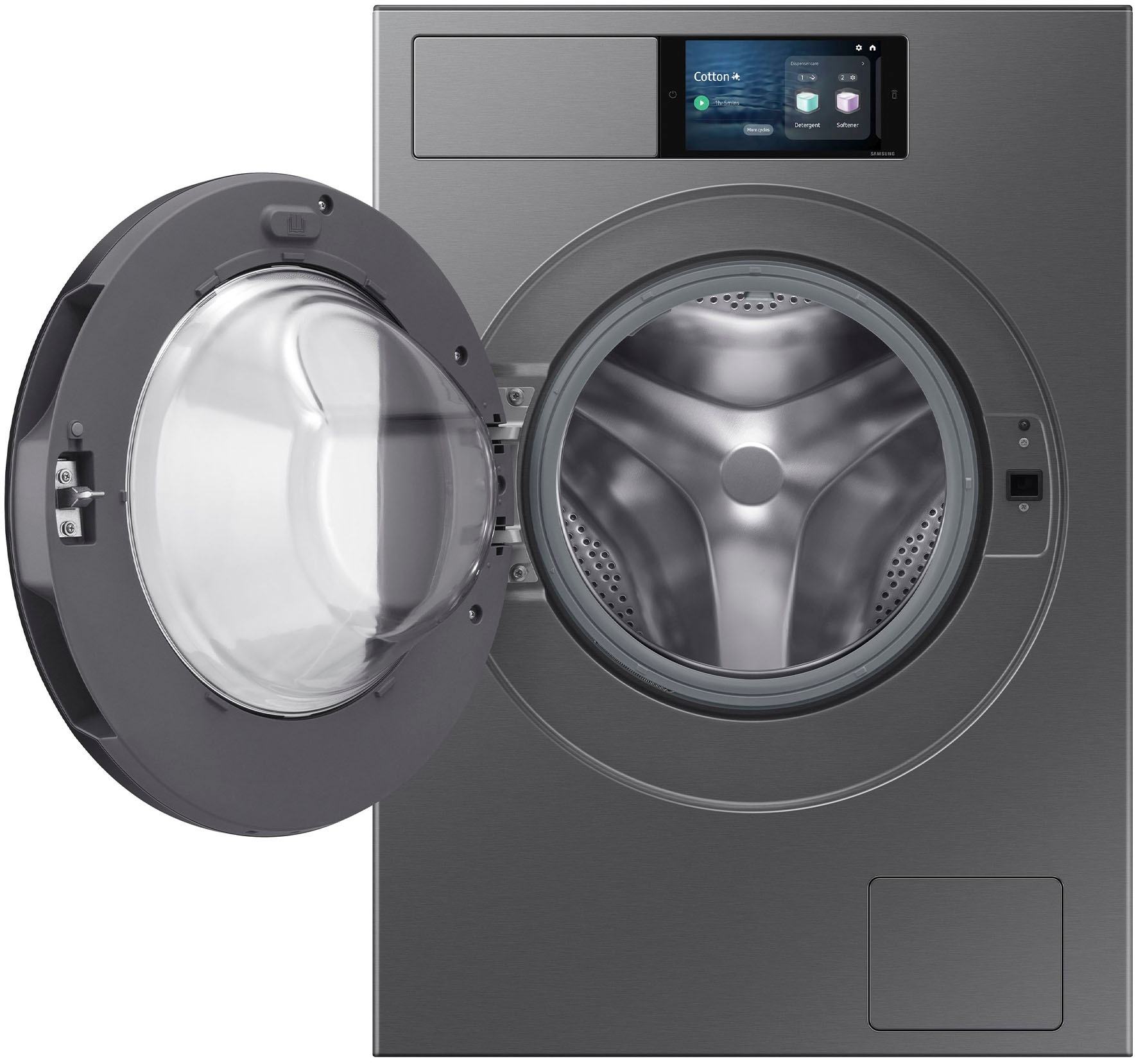 Samsung Waschmaschine »WF90F09C4S«, 9 kg, 1400 U/min, AI Wash mit automatischer Waschmitteldosierung