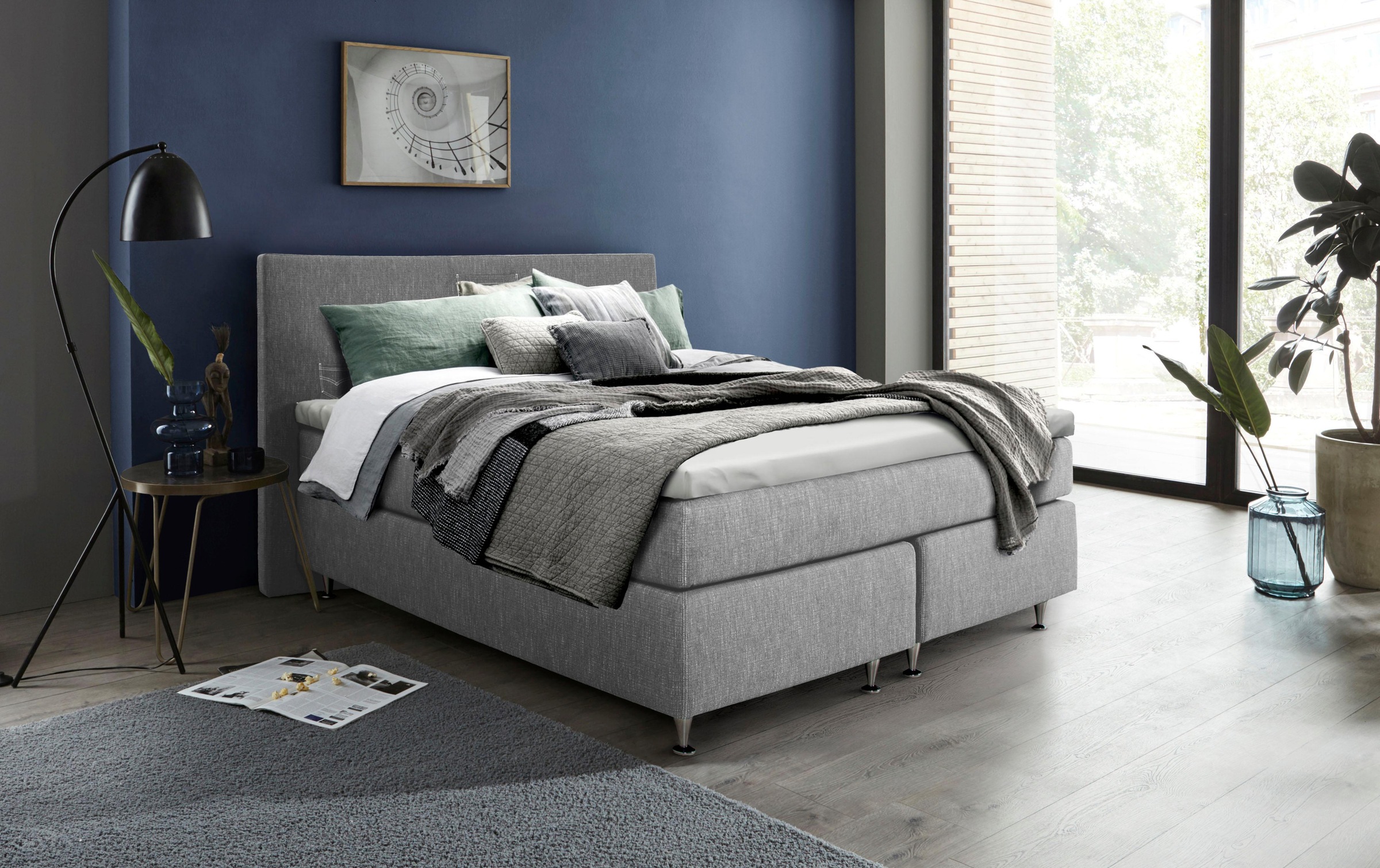 Home affaire Boxspringbett »Zahara« inkl. Topper, besonderes Highlight: auf günstig online kaufen