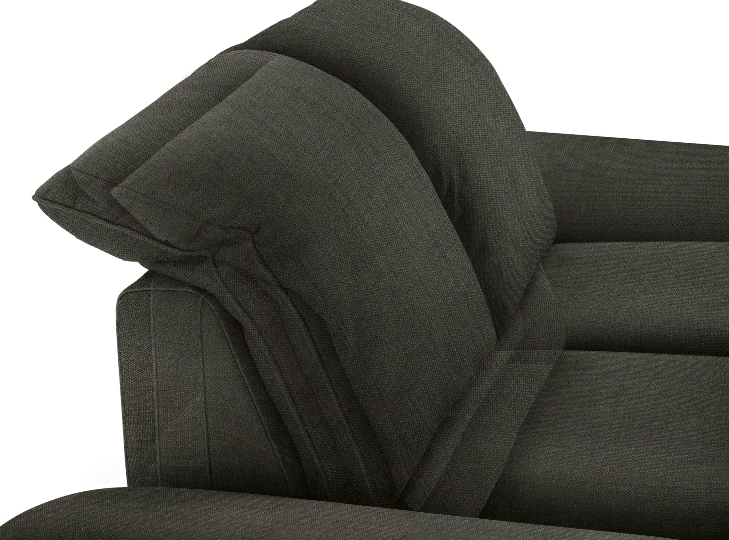 W.SCHILLIG 2,5-Sitzer »enjoy&MORE«, Sitztiefenverstellung, Füße schwarz pulverbeschichtet, Breite 232 cm
