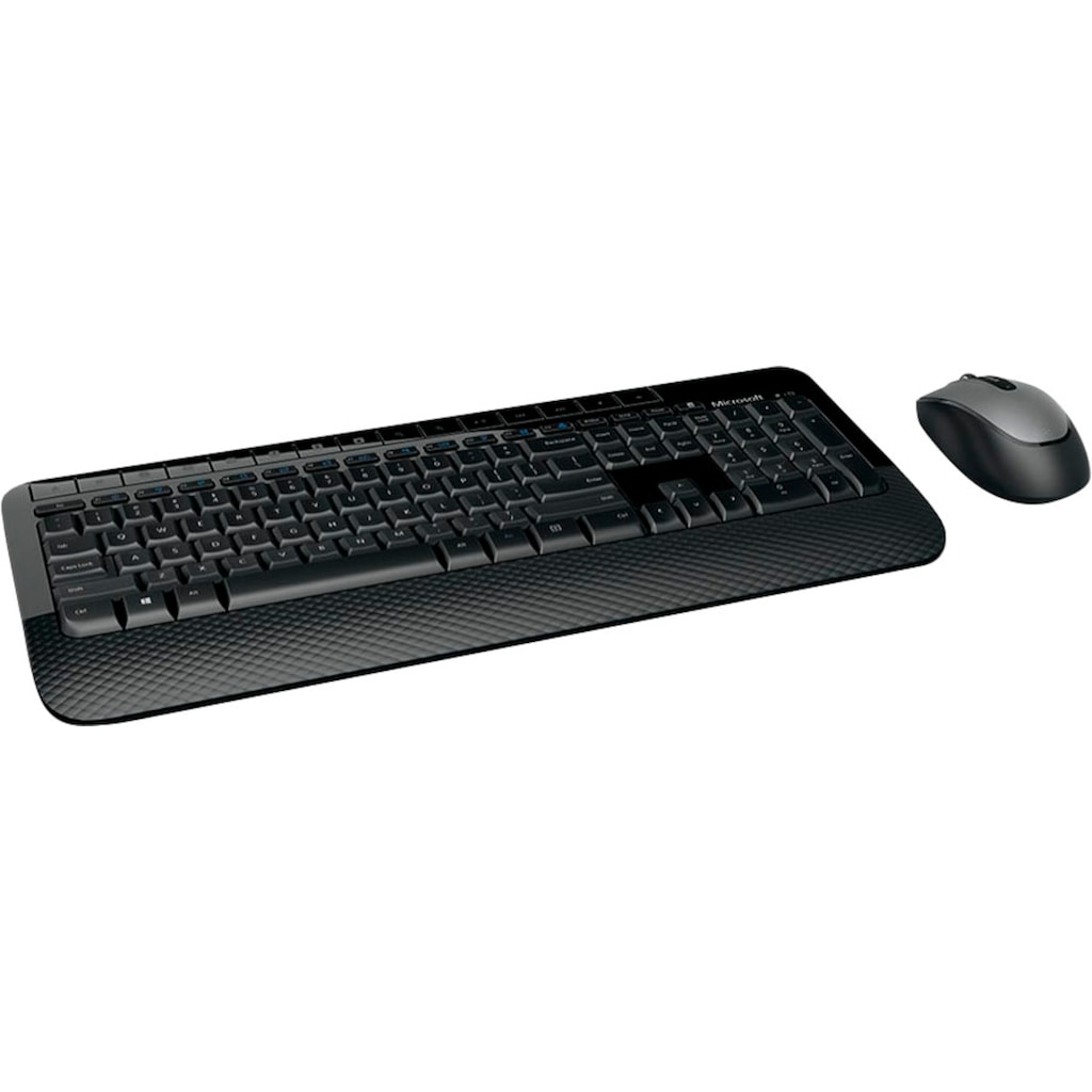 Microsoft Wireless-Tastatur »Wireless Desktop 2000«, (Handgelenkauflage-Multimedia-Tasten-Funktionstasten)