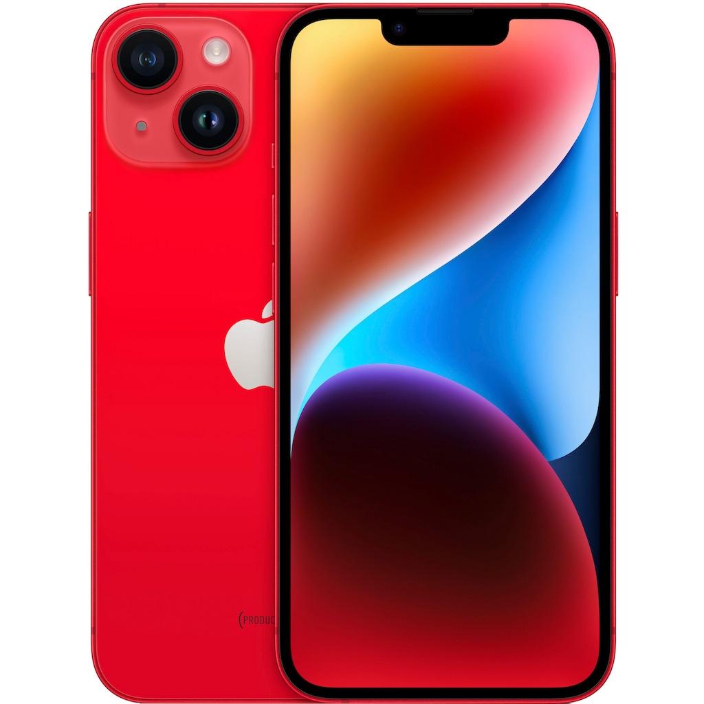 Apple Smartphone »iPhone 14 512GB«, (Product) Red, 15,4 cm/6,1 Zoll, 512 GB Speicherplatz, 12 MP Kamera