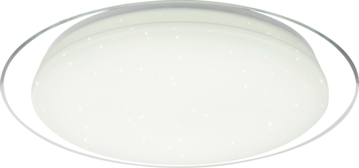 GLOBO LIGHTING LED Deckenleuchte »OPTIMA« LED-Modul 1 Stk. Deckenlampe/rund/Wohnzimmer/Schlafzimmer/elegant