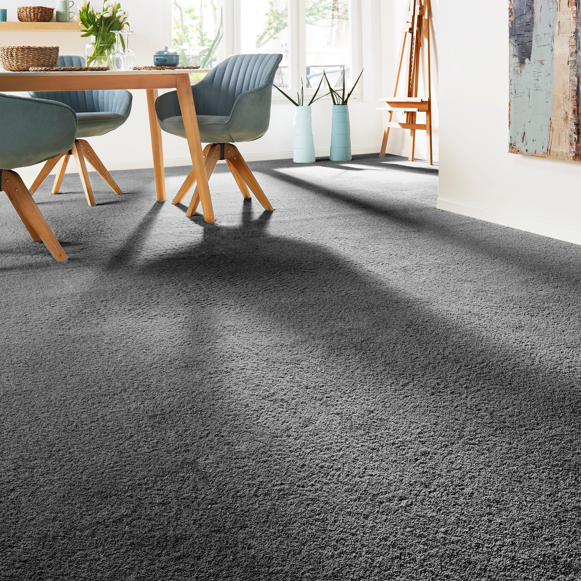 Andiamo Teppichboden »Verona, Velours, Made in Belgium«, rechteckig, 6 mm H günstig online kaufen