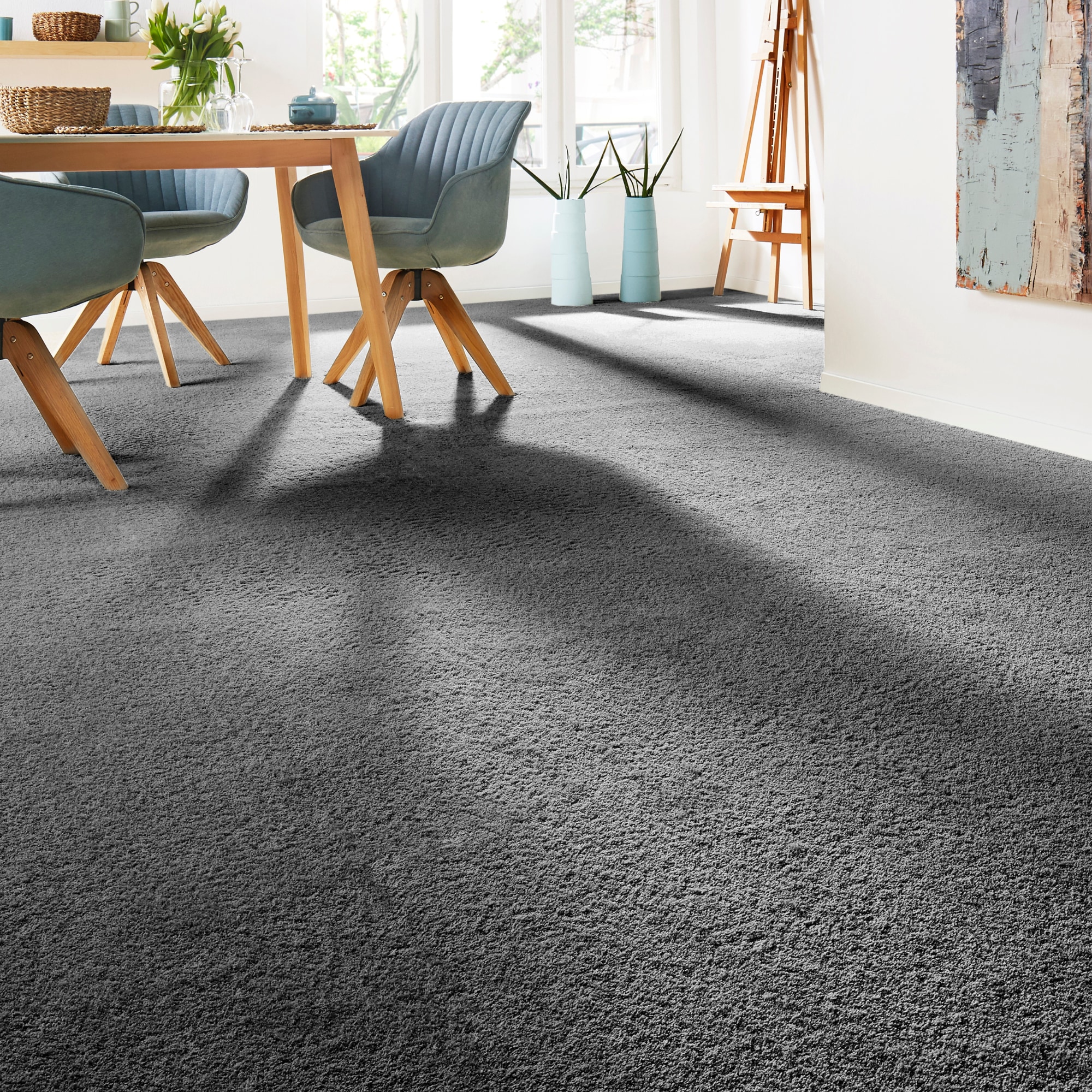 Andiamo Teppichboden »Verona, Velours, Made in Belgium«, rechteckig, 6 mm H günstig online kaufen