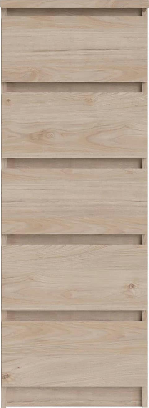 INOSIGN Highboard »Naia, Hockkommode mit 5 Schubkästen«, abgerundete Schubladenkanten auf Metallgleiter, Breite 40,4 cm