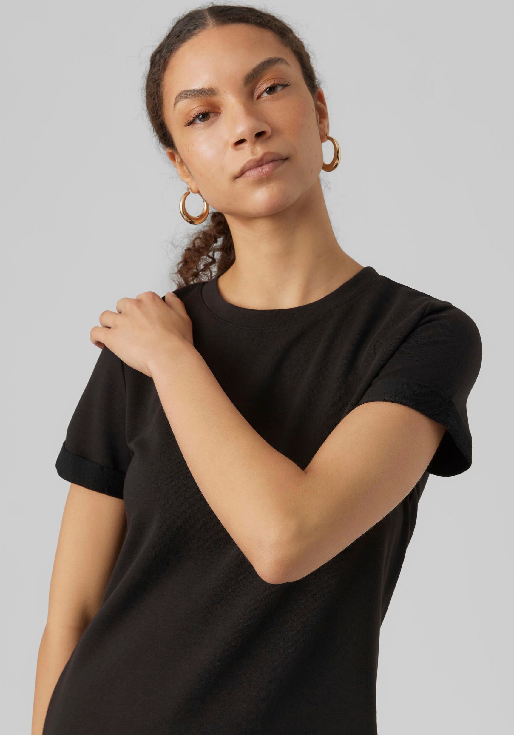 Vero Moda Jerseykleid »VMSASHAMILLA SS SWEAT DRESS NOOS« Sommerkleid,