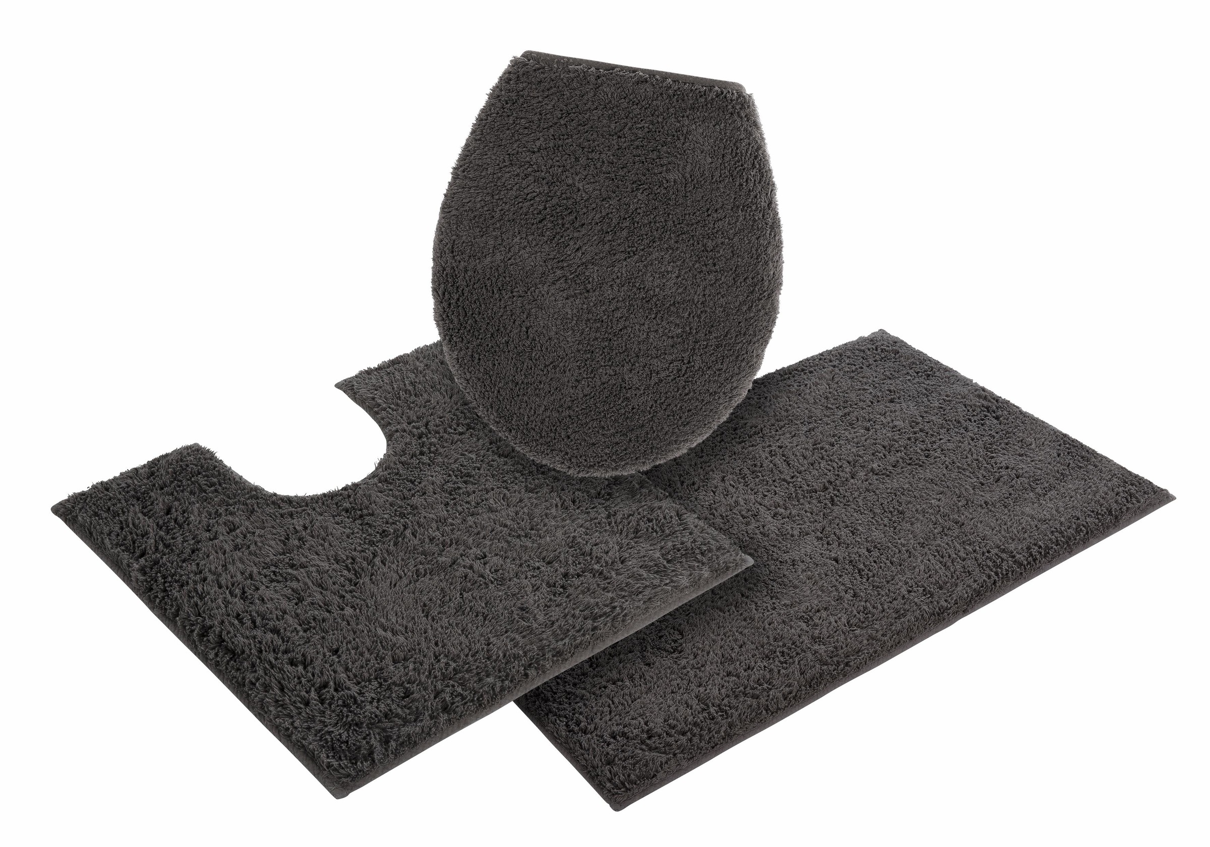 my home Badematte »Maren, Badvorleger, Badezimmer Teppich« Höhe 15 mm rutsc günstig online kaufen