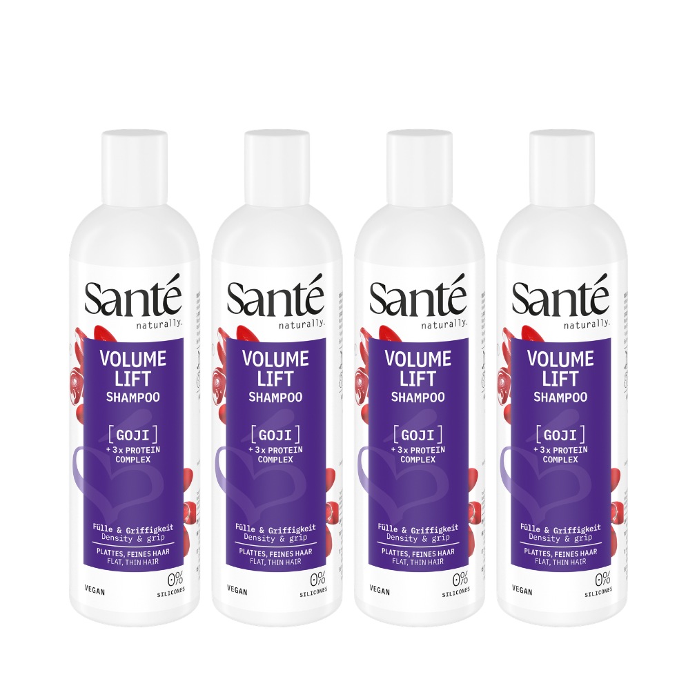 SANTE Haarshampoo »Volume Lift Shampoo Goji + 3-fach Protein Komplex« Haarshampoo, mit Gojibeerenextrakt