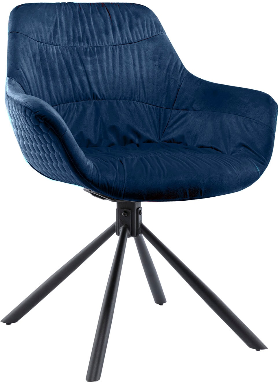 360° kaufen Armlehnstuhl, online Drehfunktion Samtoptik-Polyester, SalesFever