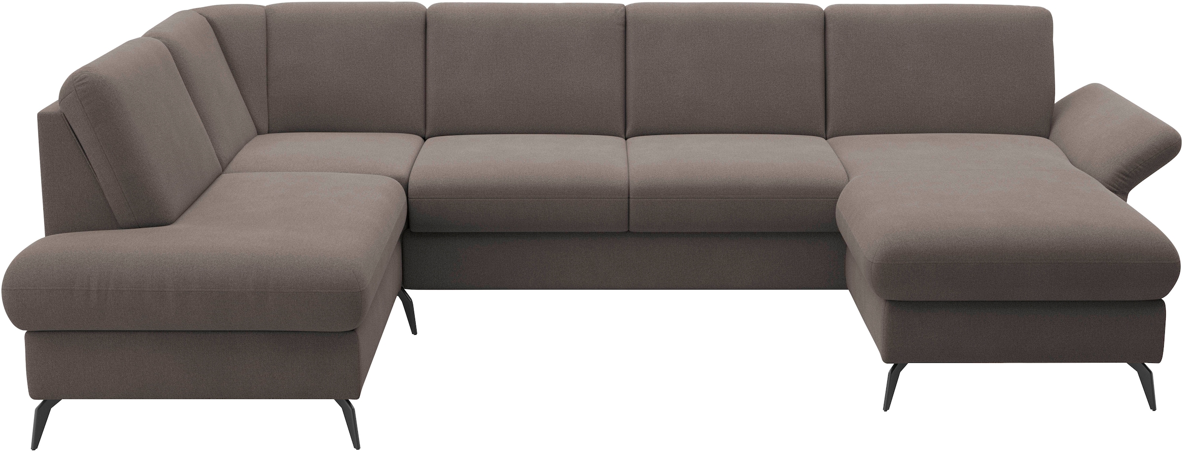 Home affaire Wohnlandschaft »Rochelle«, optional: Armteilverstellung, klappbar, Bettkasen