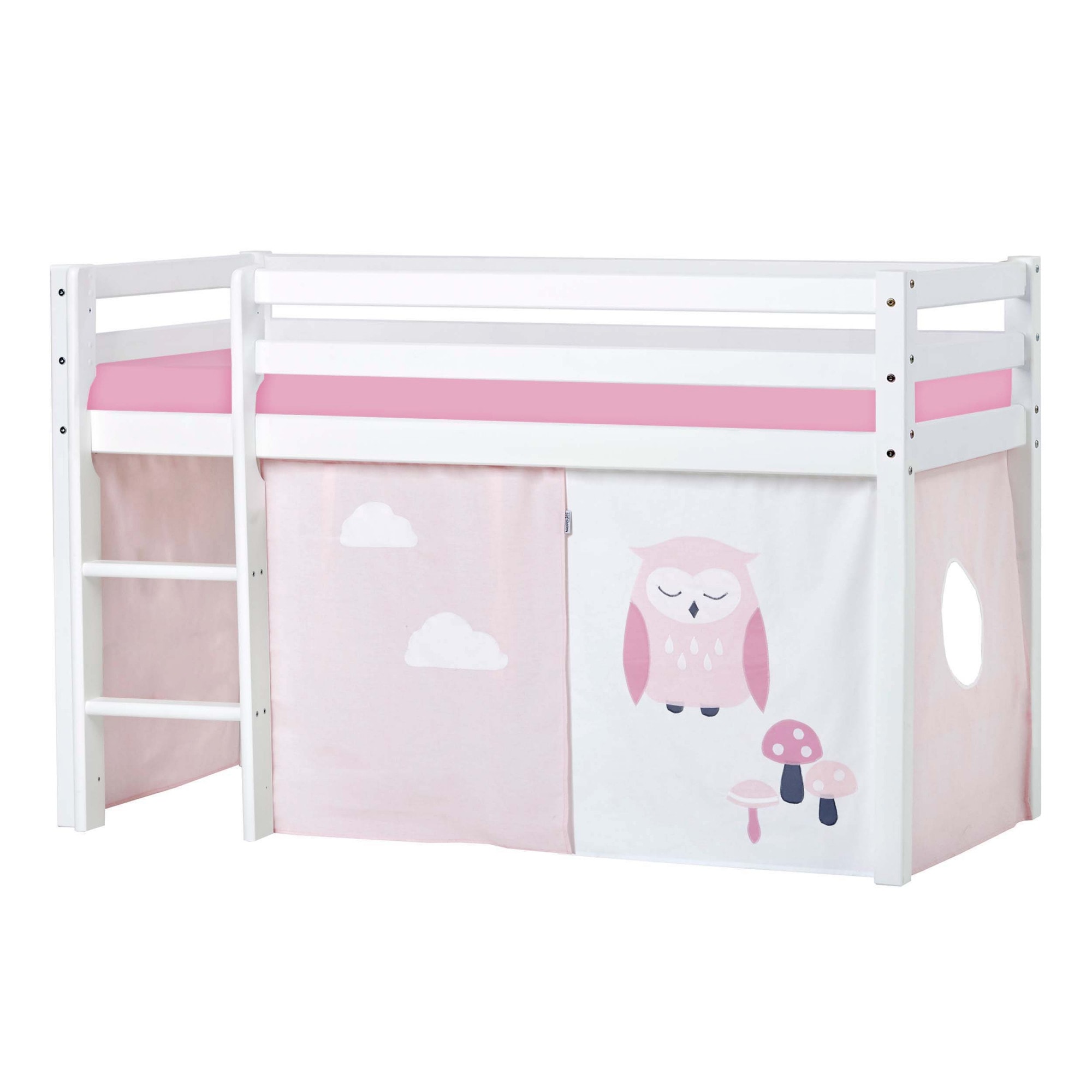 Hoppekids Hochbett "ECO Dream, Kinderbett, Spielbett, Halbhohes Bett aus Ma günstig online kaufen