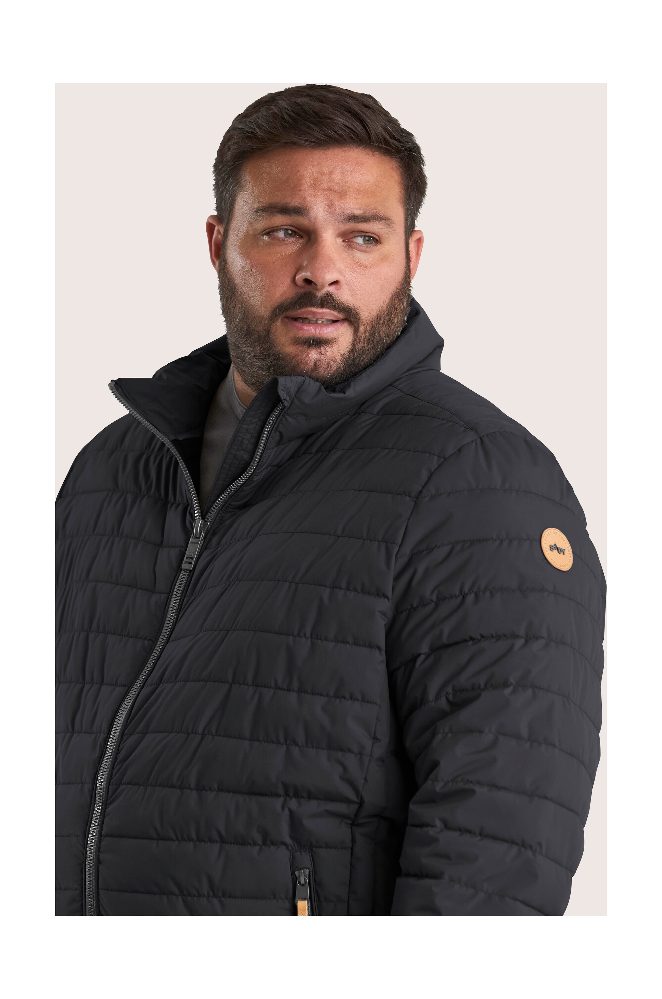 STOY Steppjacke »STW 15 MN QLTD JCKT«, Leichte, atmungsaktive, wasserabweisende Herren Steppjacke von STOY