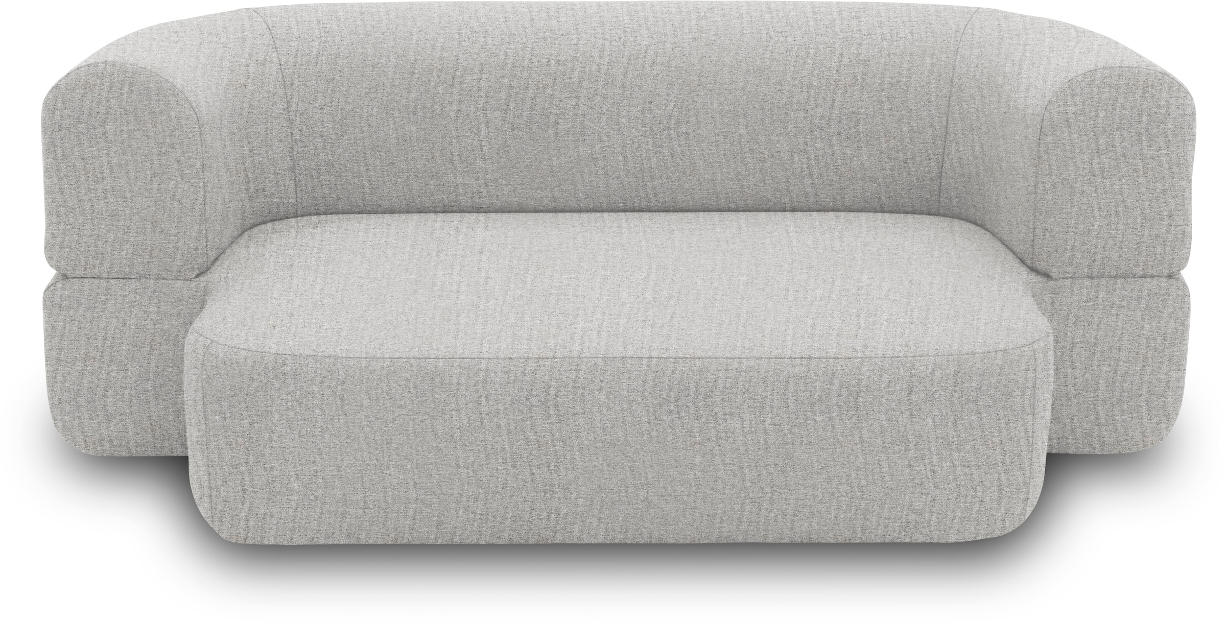INOSIGN Schlafsofa »Denair oval Federkern«, 2-Sitzer durch Klappen verwandeln in eine Liegefläche