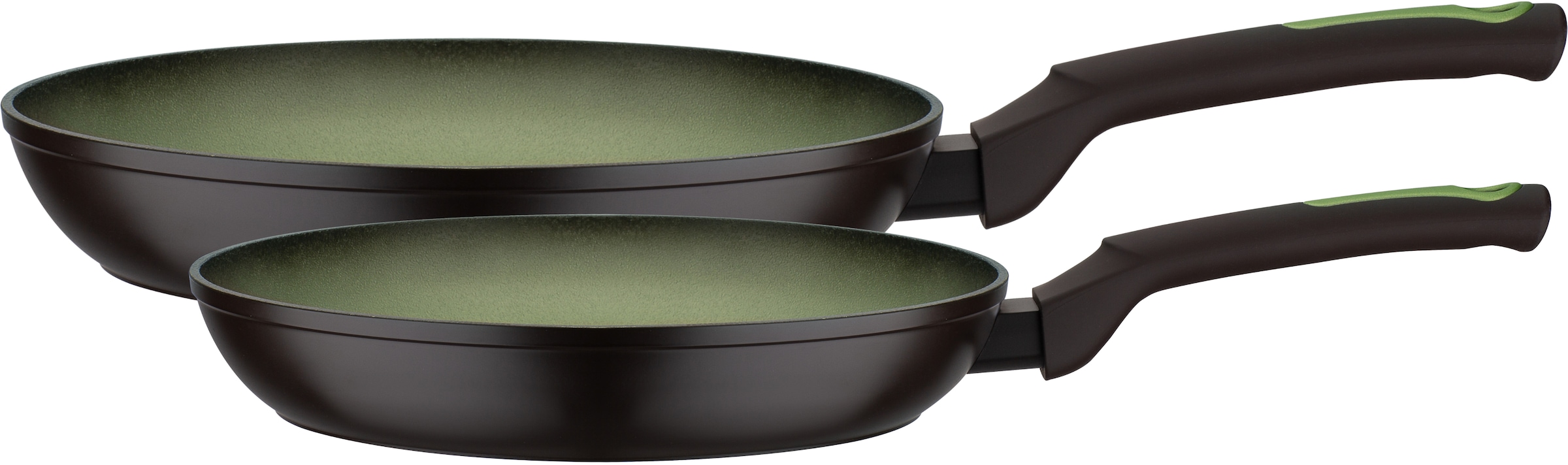 GSW Pfannen-Set »Avocado« Aluminium Set, je 1 Pfanne Ø 24/28 cm, H: 4,5/5,0 günstig online kaufen