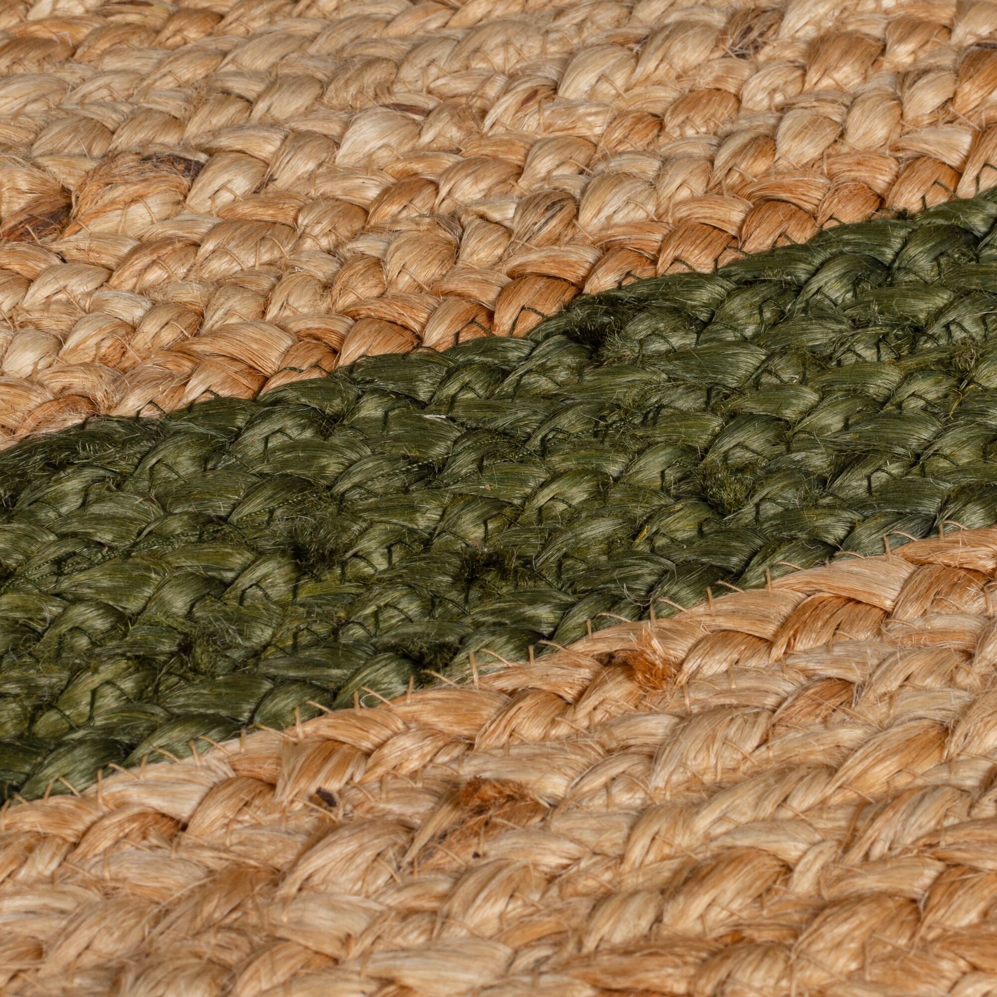 FLAIR RUGS Teppich »Grace«, rechteckig, 4 mm Höhe, Jute Teppich mit Wellenschliff