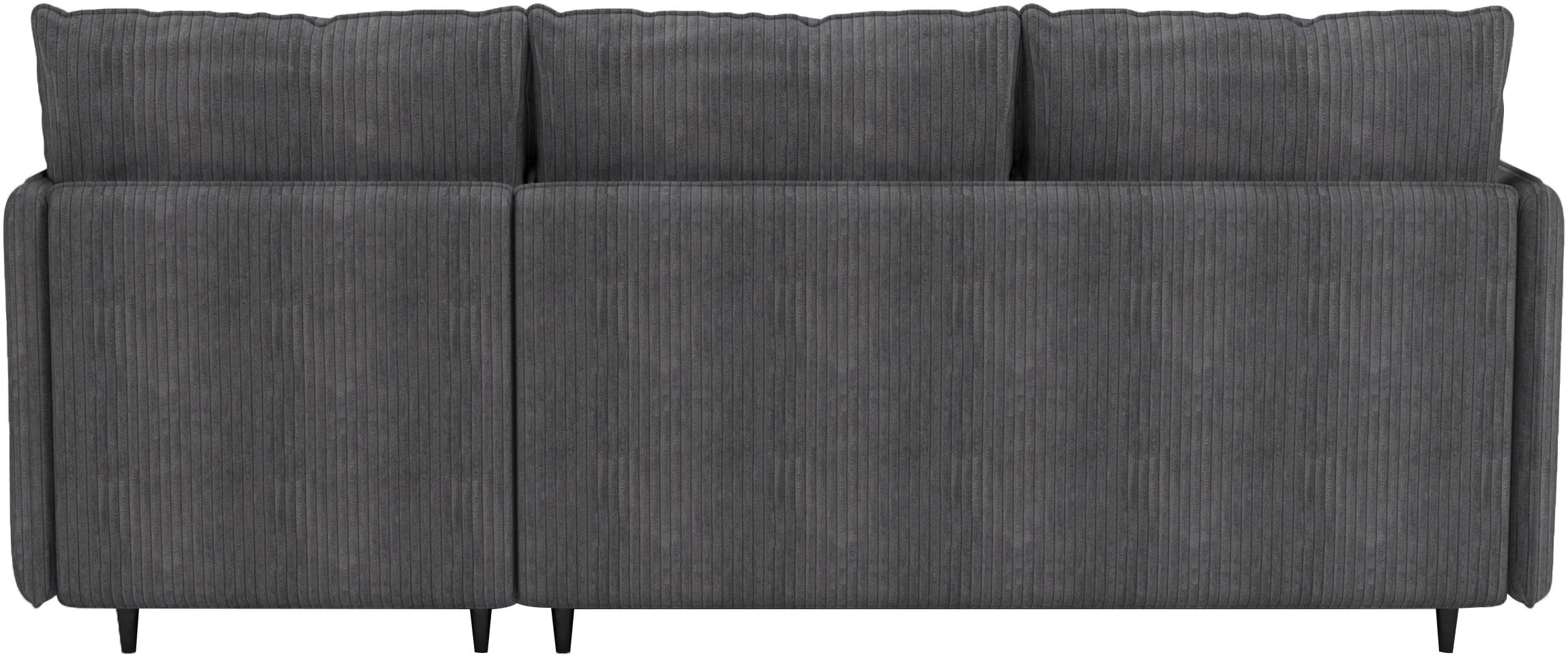 Dorel Home Ecksofa »LINDHUS, Cord, L-Form, Breite 194cm, verschiedene Stellvarianten« Recamiere, Stauraum, Modulsofa