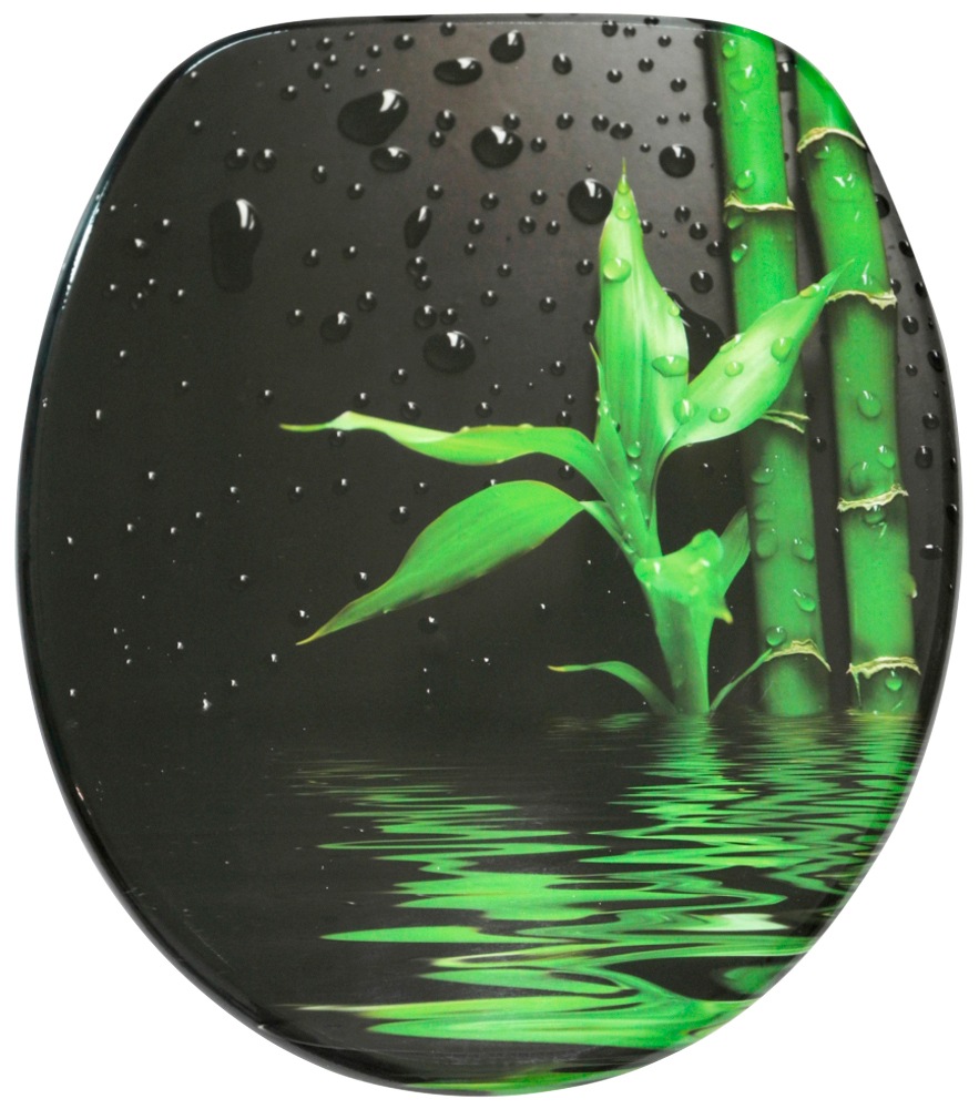 SANILO WC-Sitz »Virella« grün/schwarz/grau