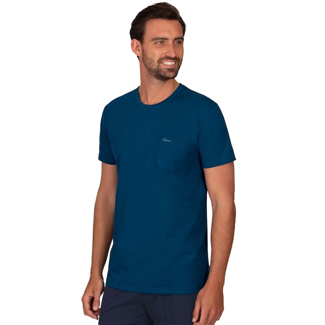 Trigema T-Shirt »TRIGEMA T-Shirt aus Biobaumwolle mit Brusttasche« online  kaufen