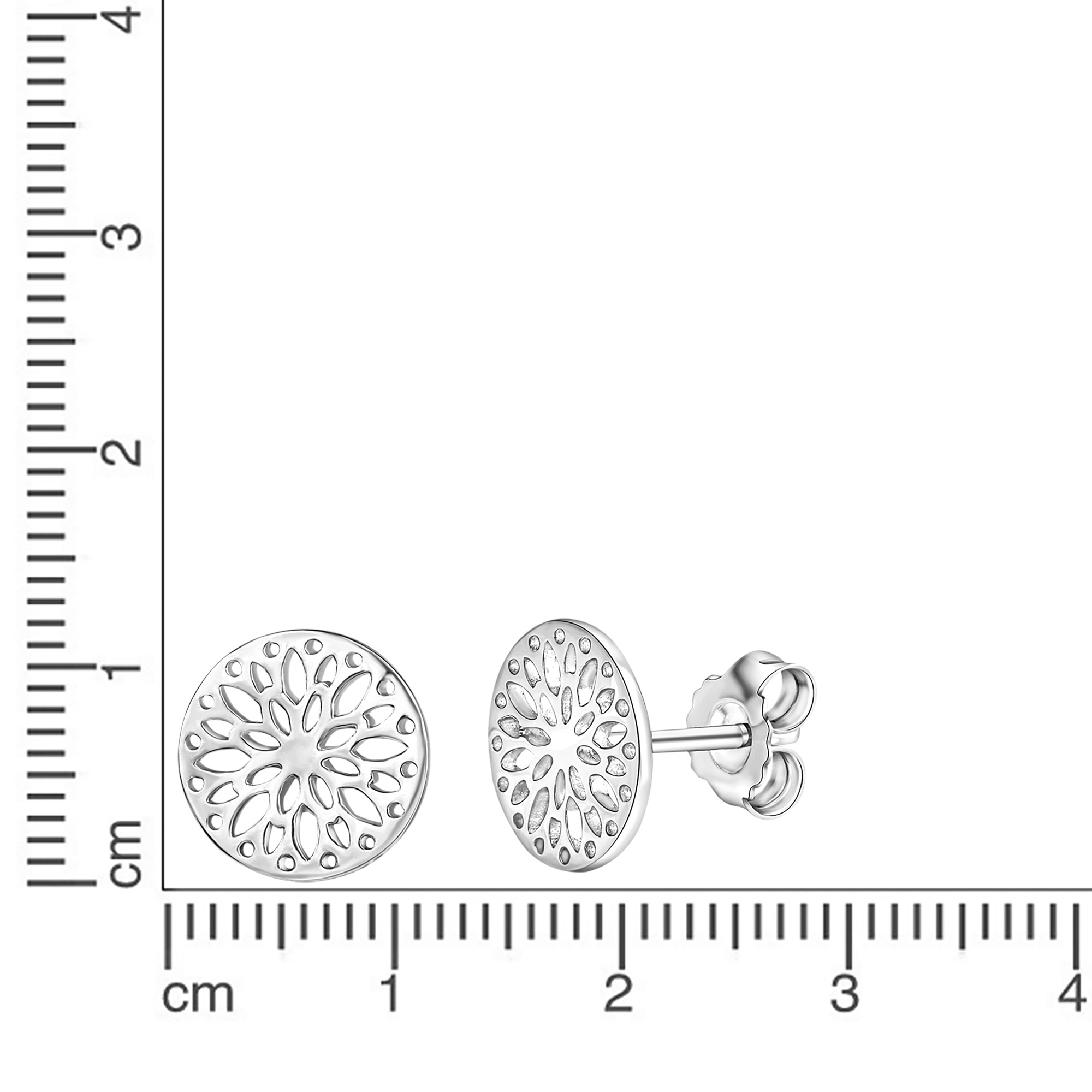 Vivance Paar Ohrstecker »925-Sterling Silber rhodiniert«