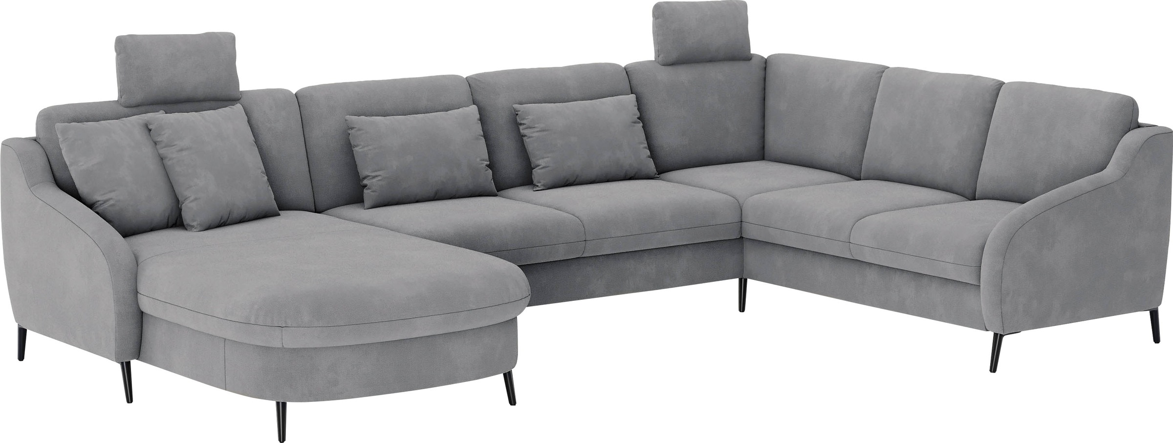 sit&more Wohnlandschaft »Soul U-Form«, wahlweise mit Bettfunktion und Bettkasten oder Schubkasten