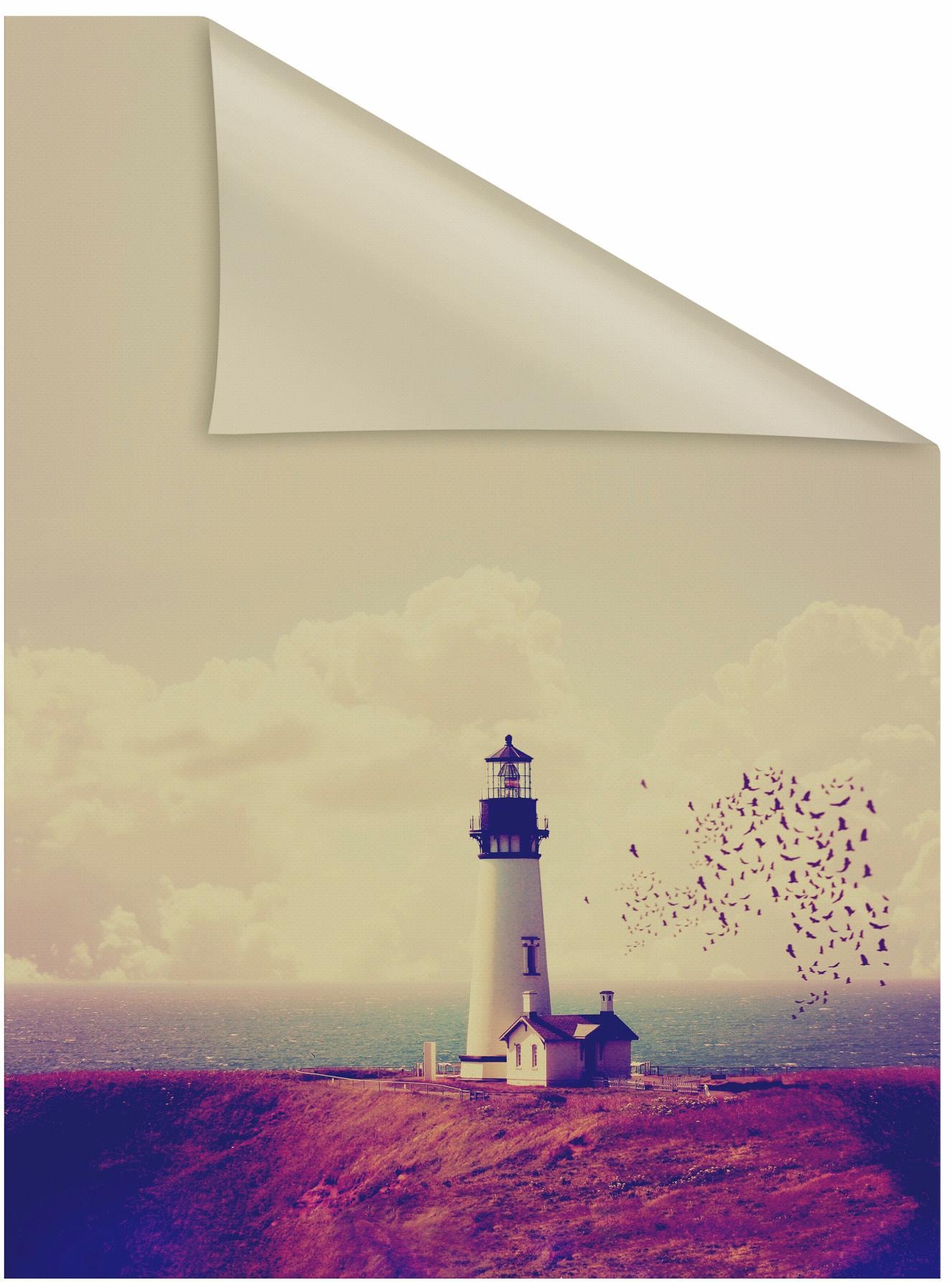 LICHTBLICK ORIGINAL Fensterfolie »Leuchtturm« 1 Stk. blickdicht strukturier günstig online kaufen