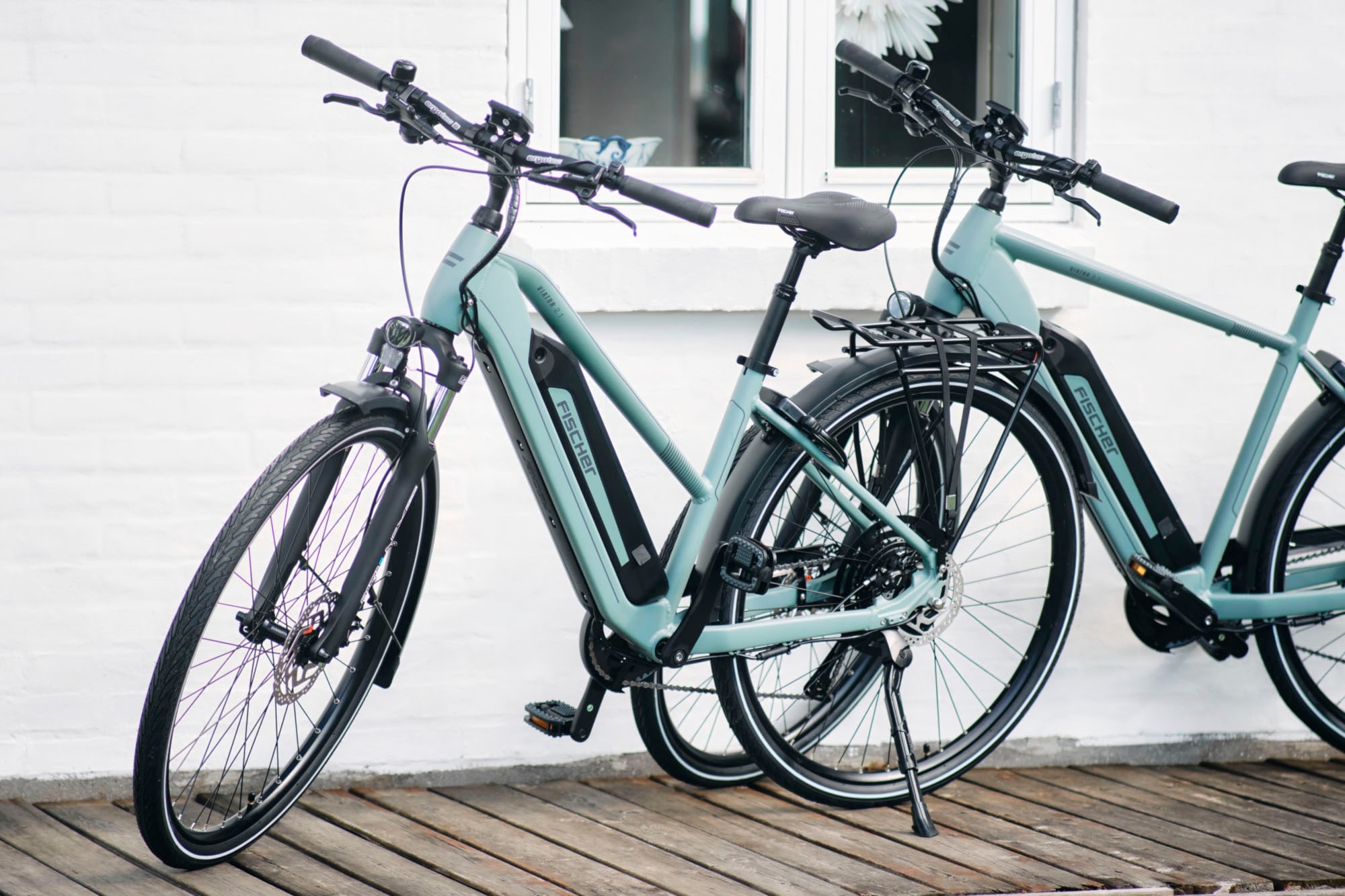 FISCHER Fahrrad »VIATOR 2.1 459« 8 Gang Shimano ACERA Schaltwerk Heckmotor mit Akku-Ladegerät;mit Werkzeug,  Pedelec, Elektrofahrrad für Damen und Herren