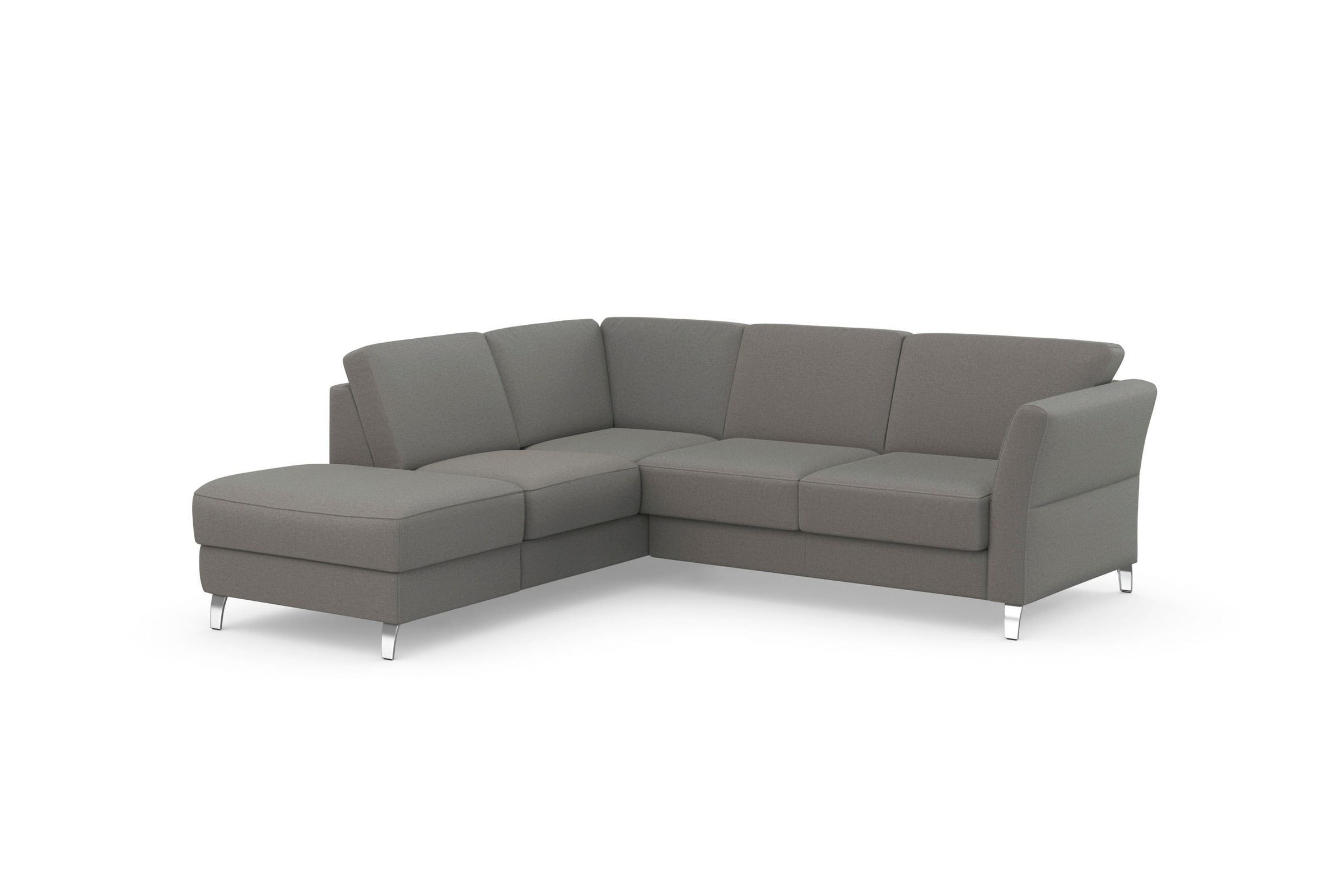 sit&more Ecksofa »Visby L-Form«, Wahlweise mit Bettfunktion und Stauraum, frei im Raum stellbar