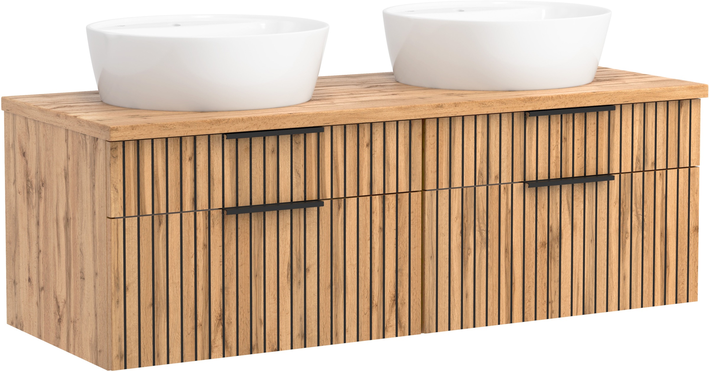 welltime Badmöbel-Set »Welltime, Carlton Waschtisch-Set, 80 oder 120 cm, ge günstig online kaufen