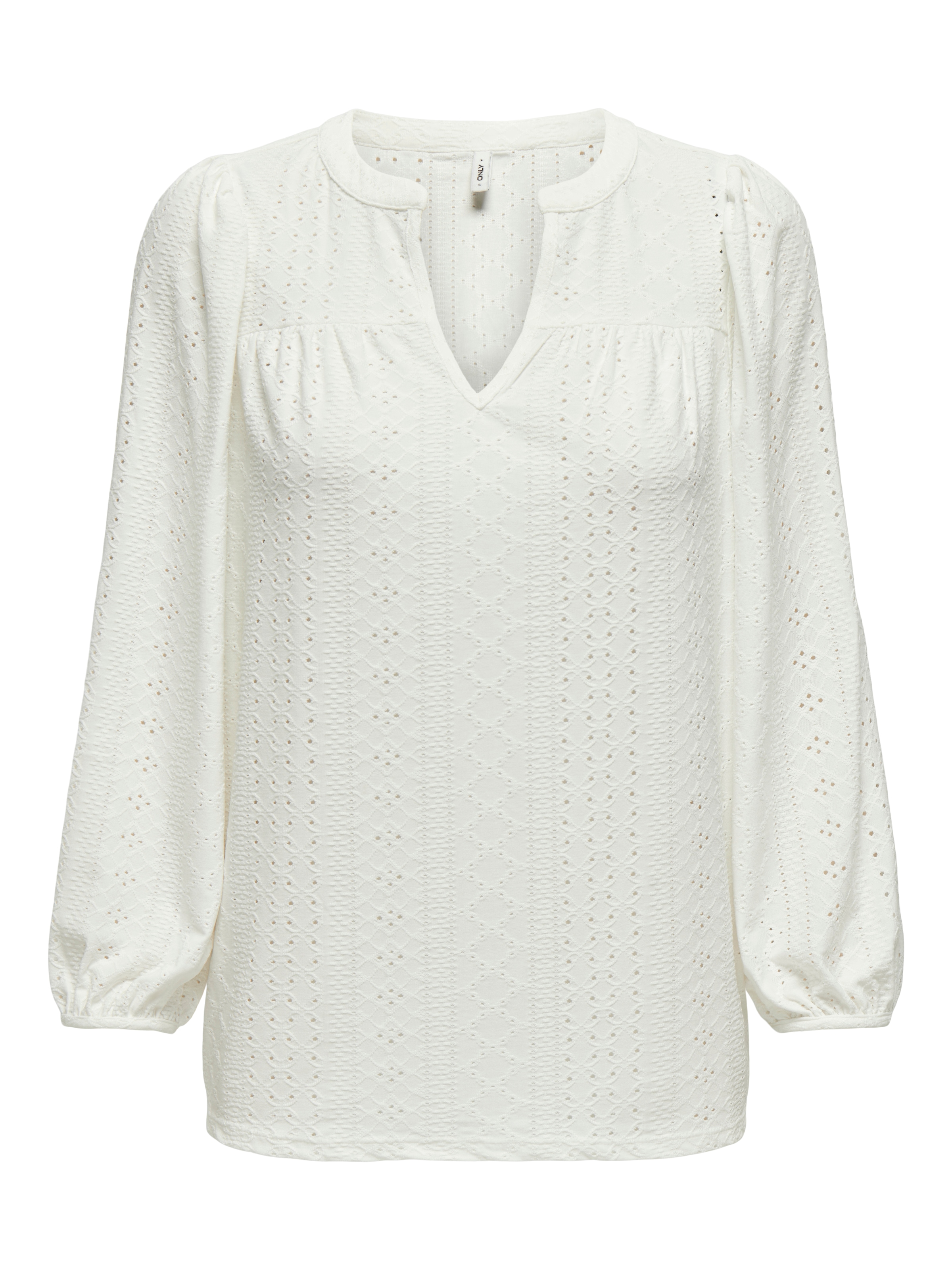 ONLY Blusenshirt »ONLSANDRA 3/4 SPLIT TOP JRS«