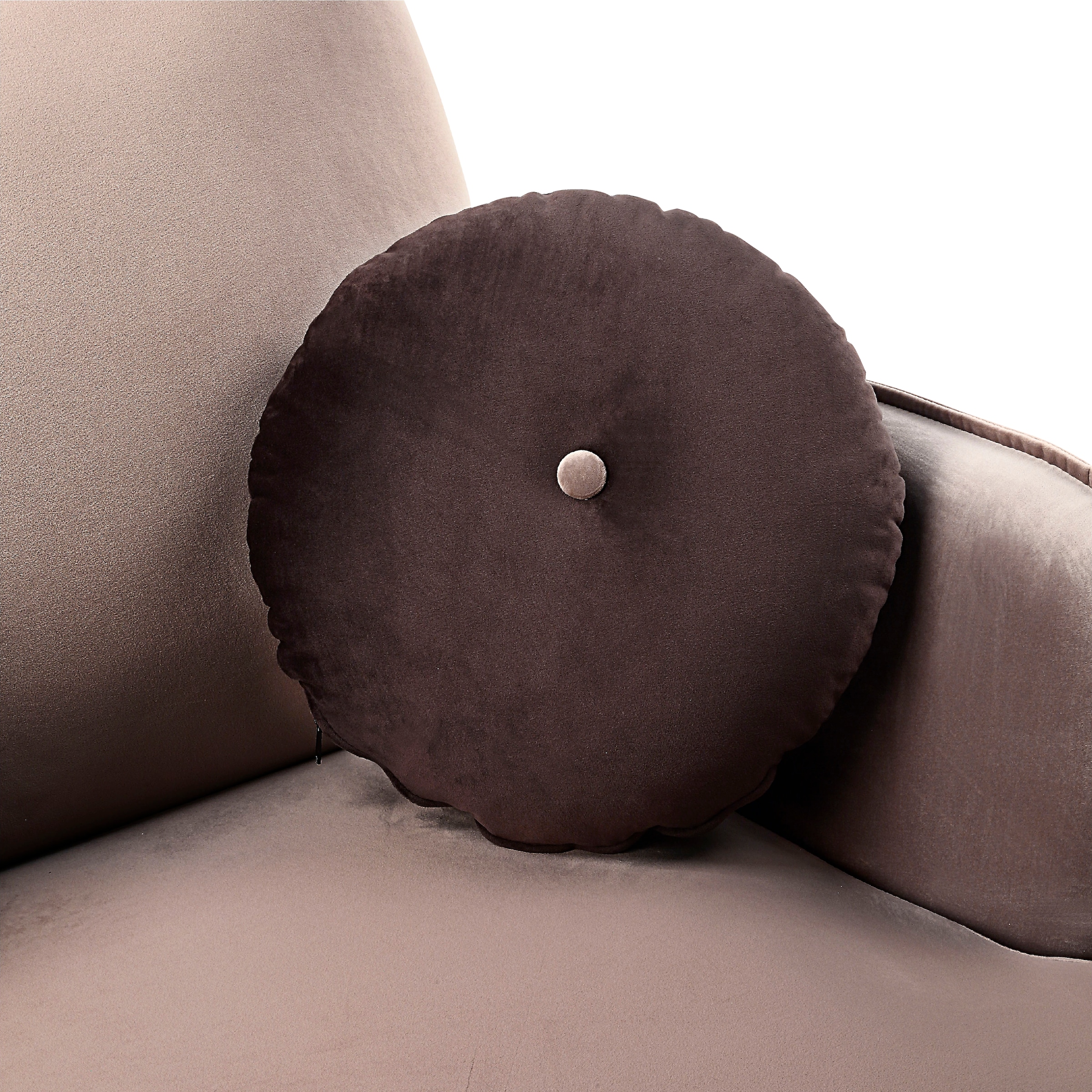 ATLANTIC home collection 3-Sitzer »Ben« mit Welleunterfederung,inkl. 2 Dekokissen, goldenen Massivholzfüßen