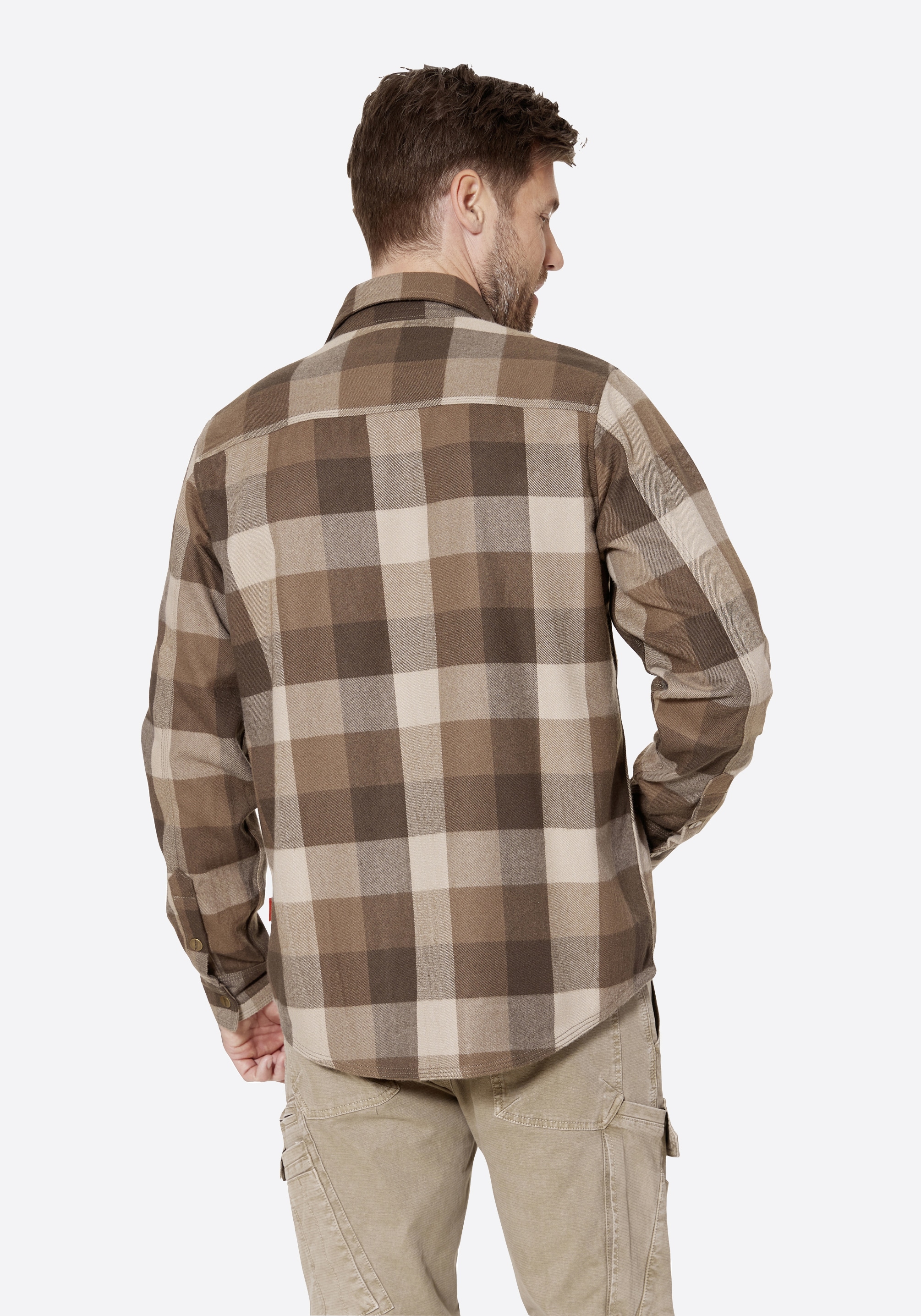 HERO by John Medoox Karohemd »Overshirt Workwear Arbeitshemd«, Arbeitshemd Funktionsqualität für Herren