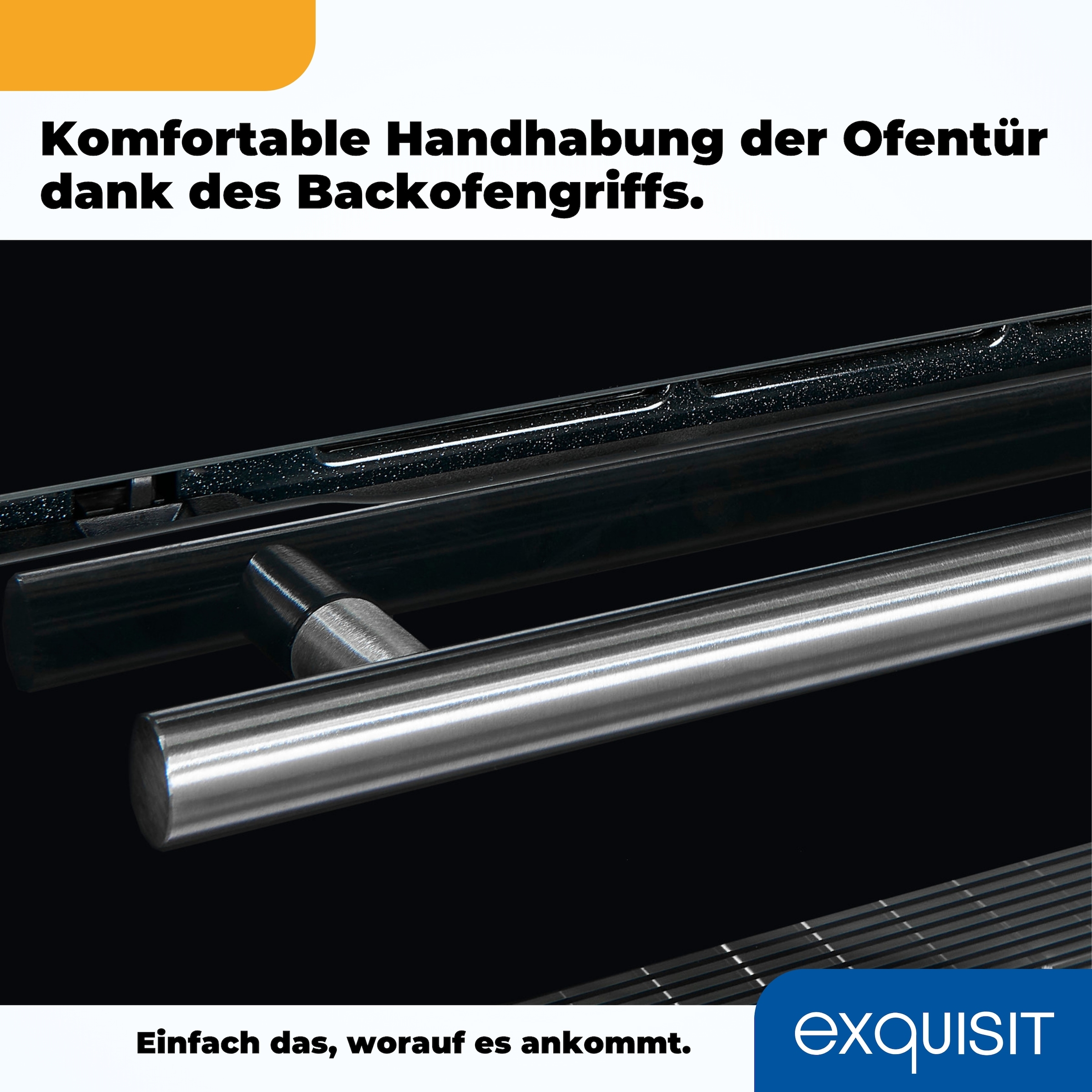 exquisit Backofen-Set »EBEP697-H-030 schwarz« Pyrolyse-Selbstreinigung Set, 2 Stk. tlg.