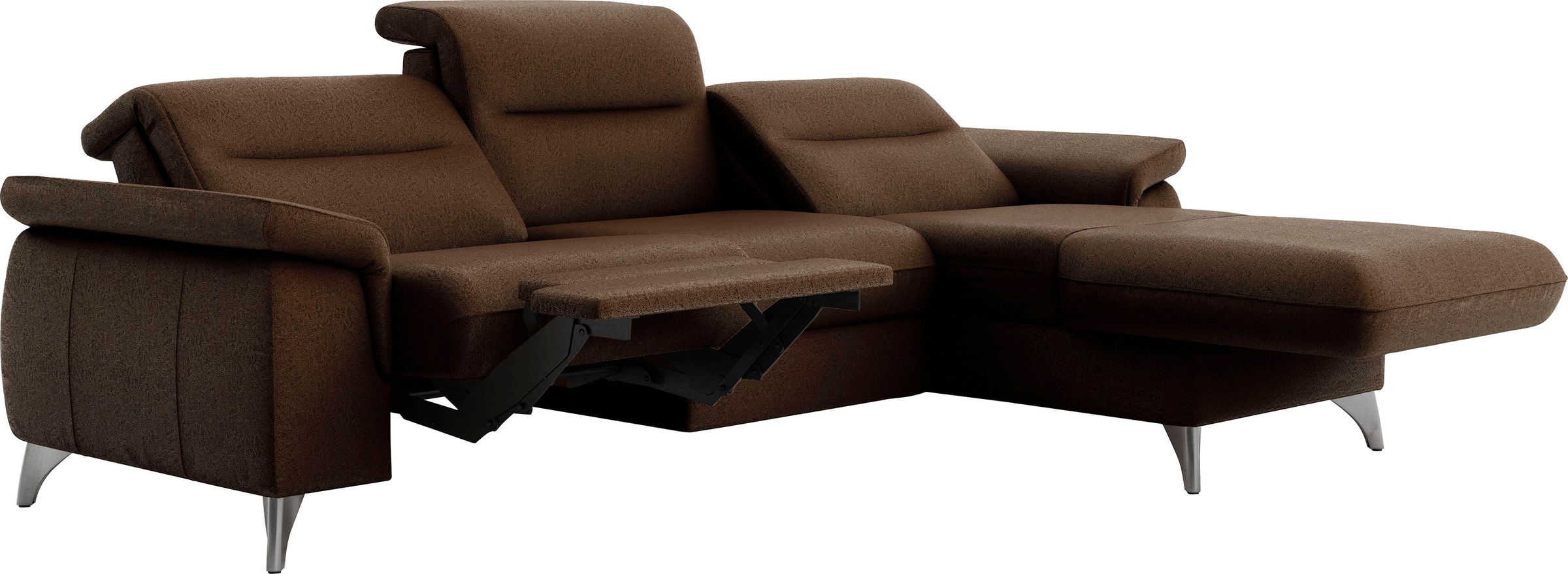 sit&more Ecksofa »Astoria L-Form«, wahlweise mit motorischer Relaxfunktion