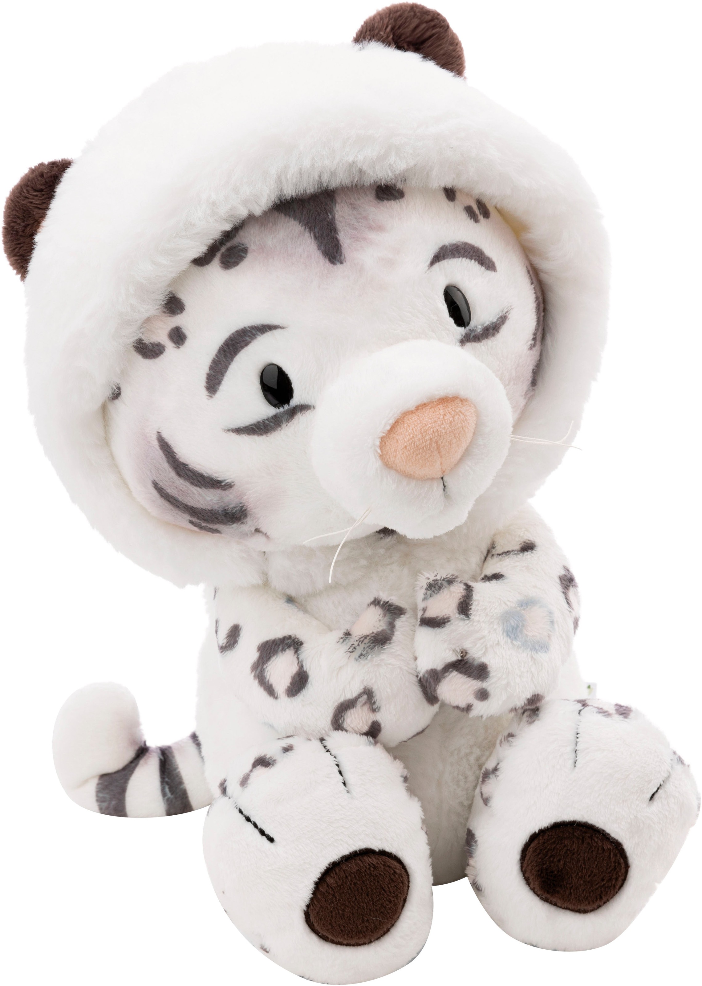 Nici Kuscheltier »Winter, Schneeleopard Eleni Snowbell, 50 cm schlenkernd«, schlenkernd; enthält recyceltes Material