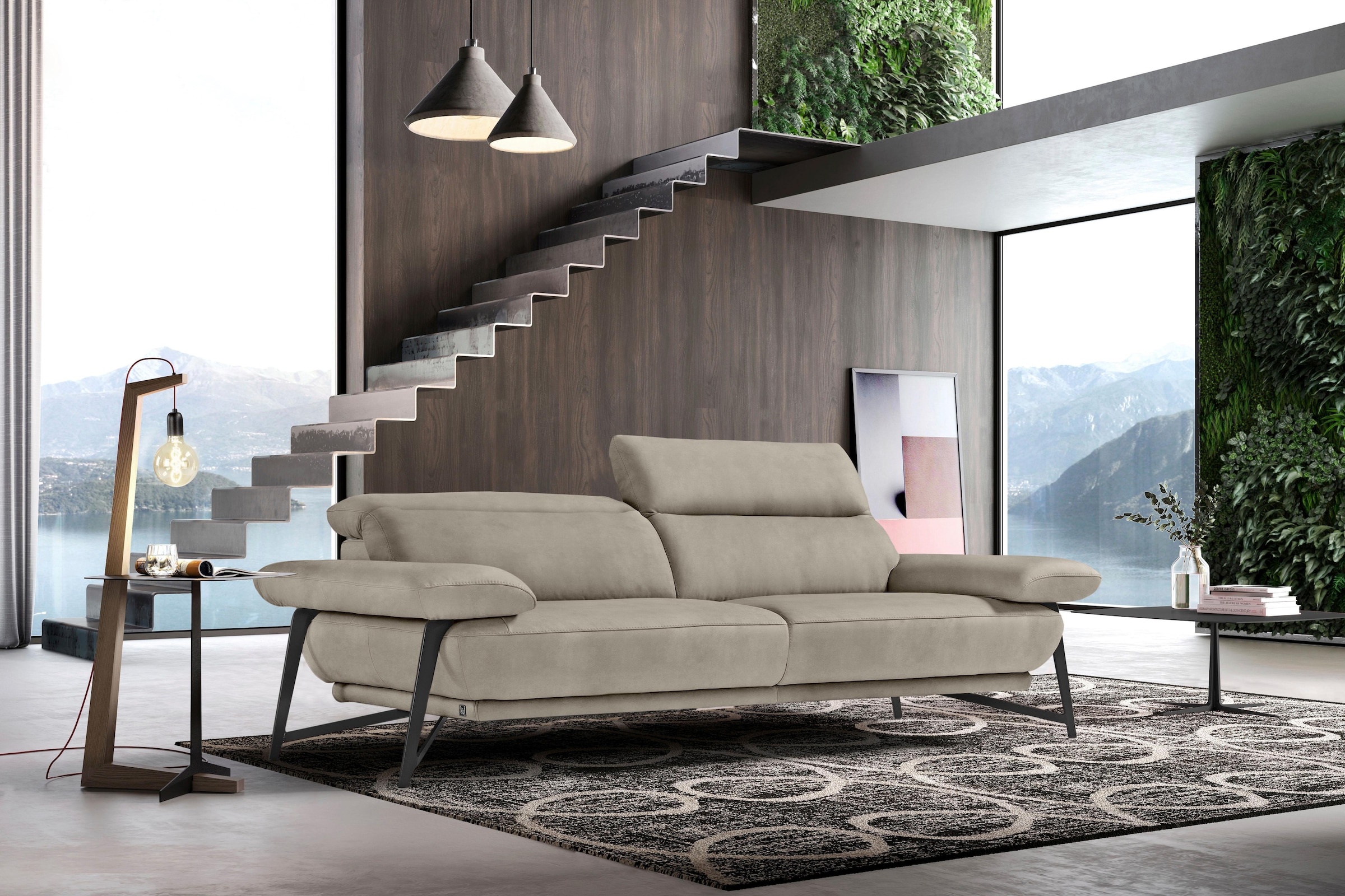 Egoitaliano 2,5-Sitzer »Anais, Designsofa mit hohem Sitzkomfort, Designfuß, günstig online kaufen