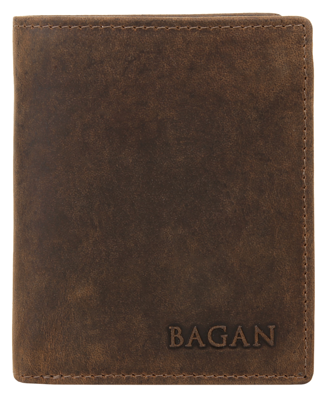 BAGAN Geldbörse echt Leder braun