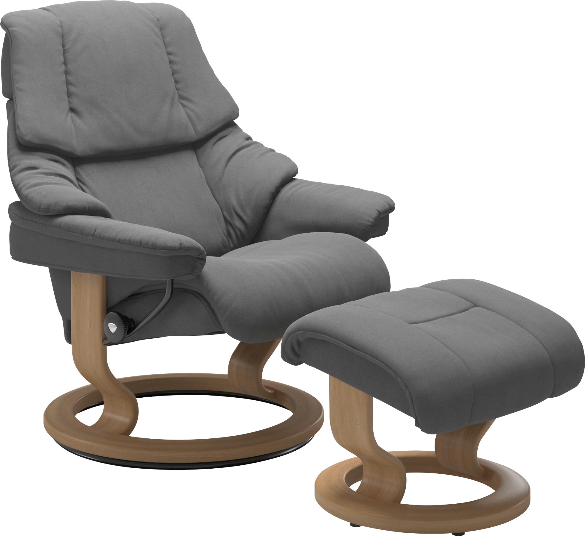 Stressless® Relaxsessel »Reno«, (Set, Relaxsessel mit Hocker), mit Hocker, günstig online kaufen