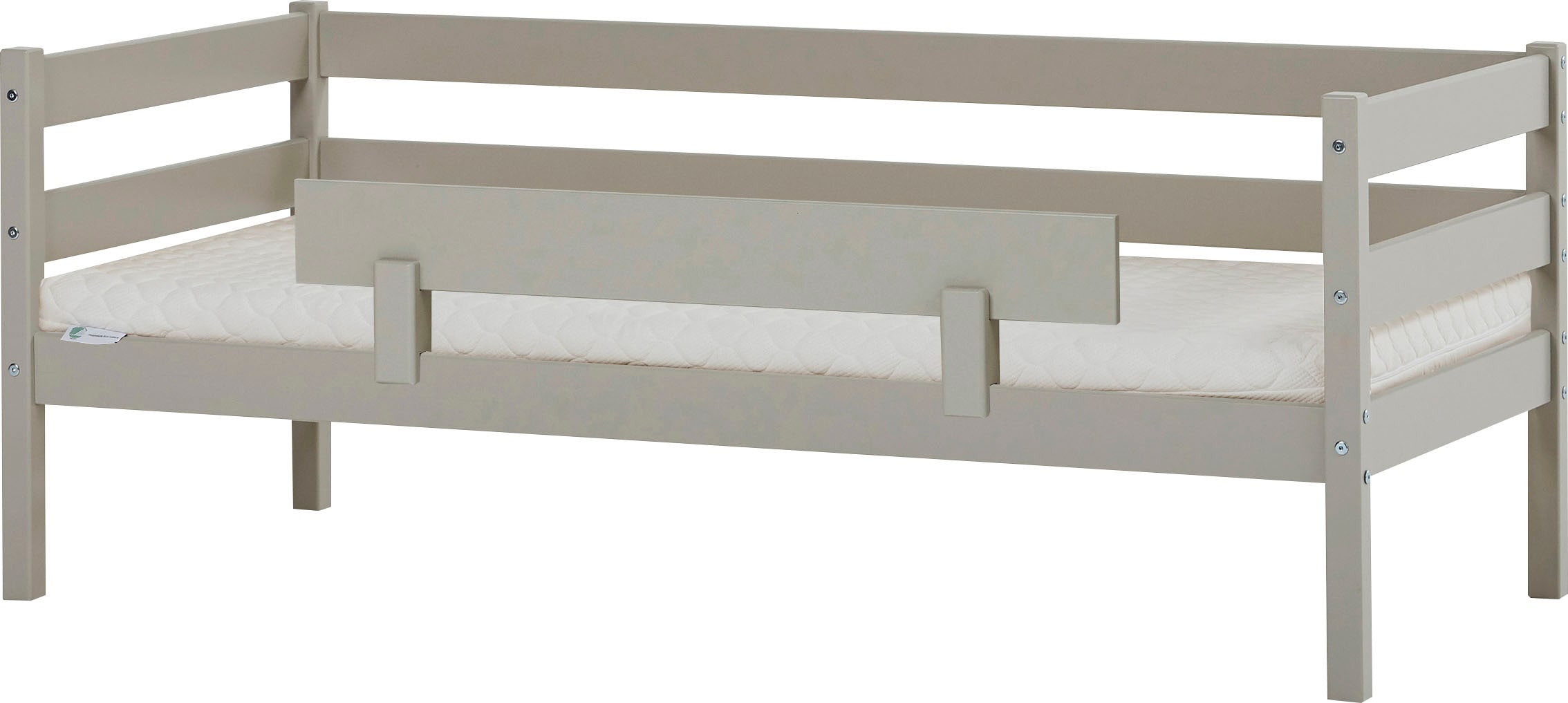 2. Bild von Hoppekids Einzelbett »ECO Comfort«, (Set), mit Rollrost in 8 Farben, wahlweise mit Matratze und Absturzsicherung