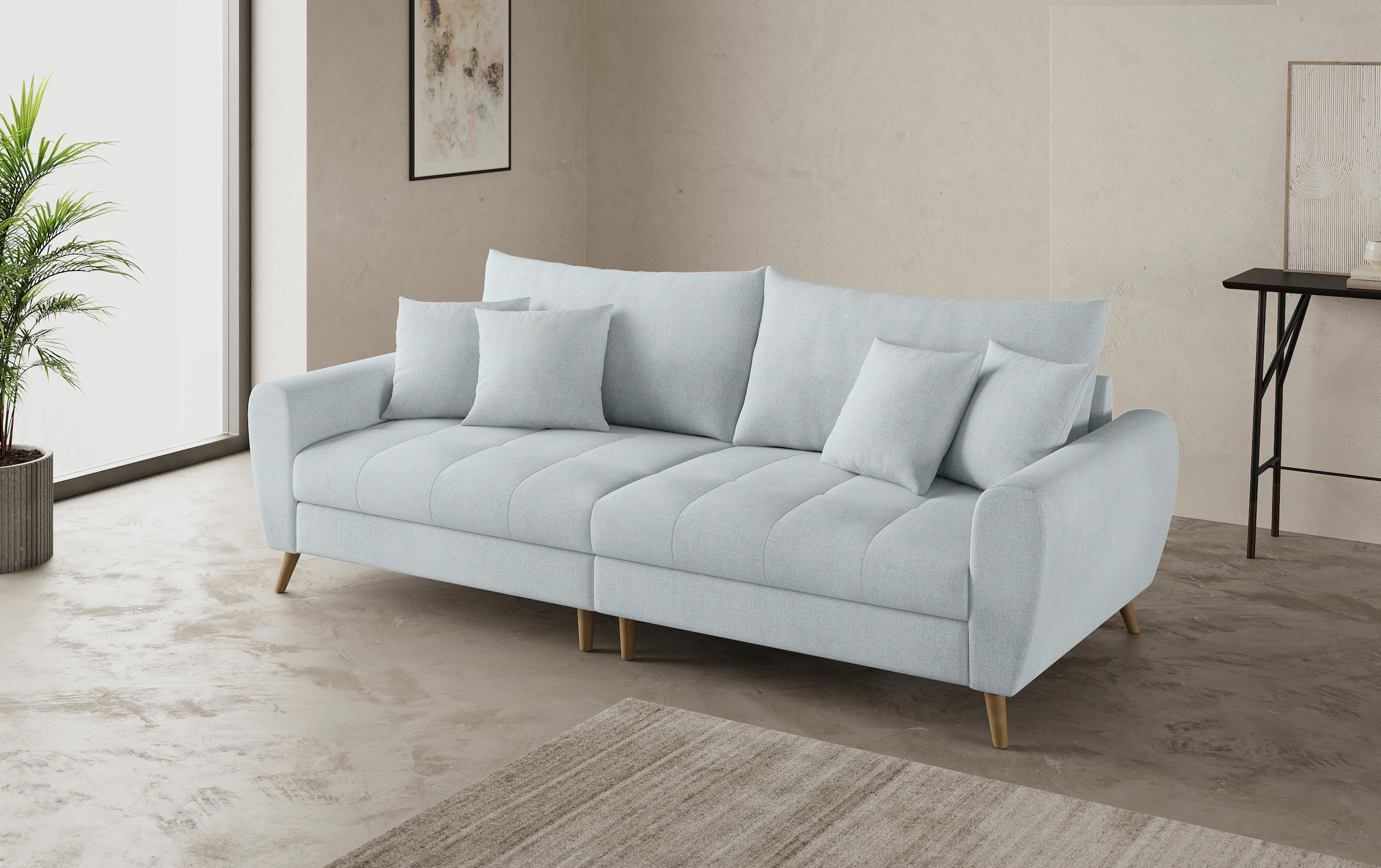 Mr. Couch Big-Sofa »Blackburn II«, Mit Kaltschaumpolsterung bis 140 kg belastbar
