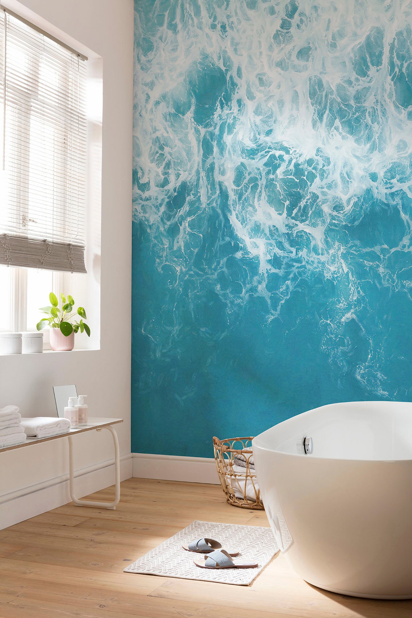 Komar Vliestapete »Digitaldruck Vlies -  The Shore - Größe 250 x 250 cm« bedruckt glatt Wohnzimmer, Schlafzimmer