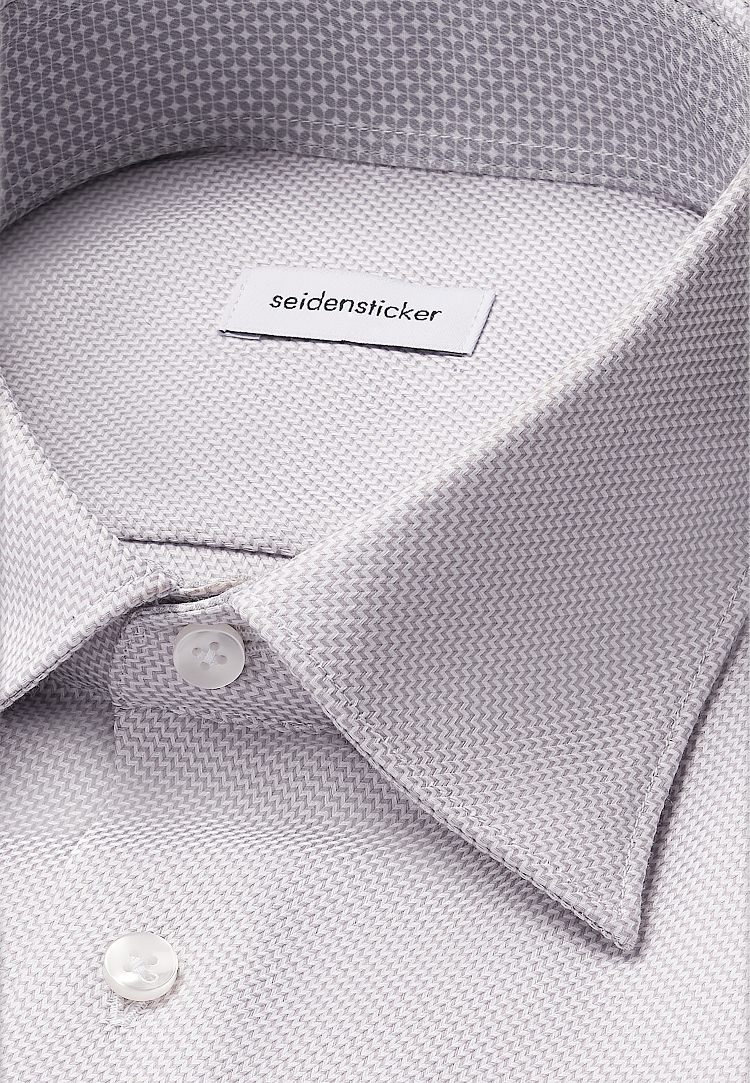 seidensticker Businesshemd »Schwarze Rose«, Shaped 1/1 Covered-Button-Down-Kragen