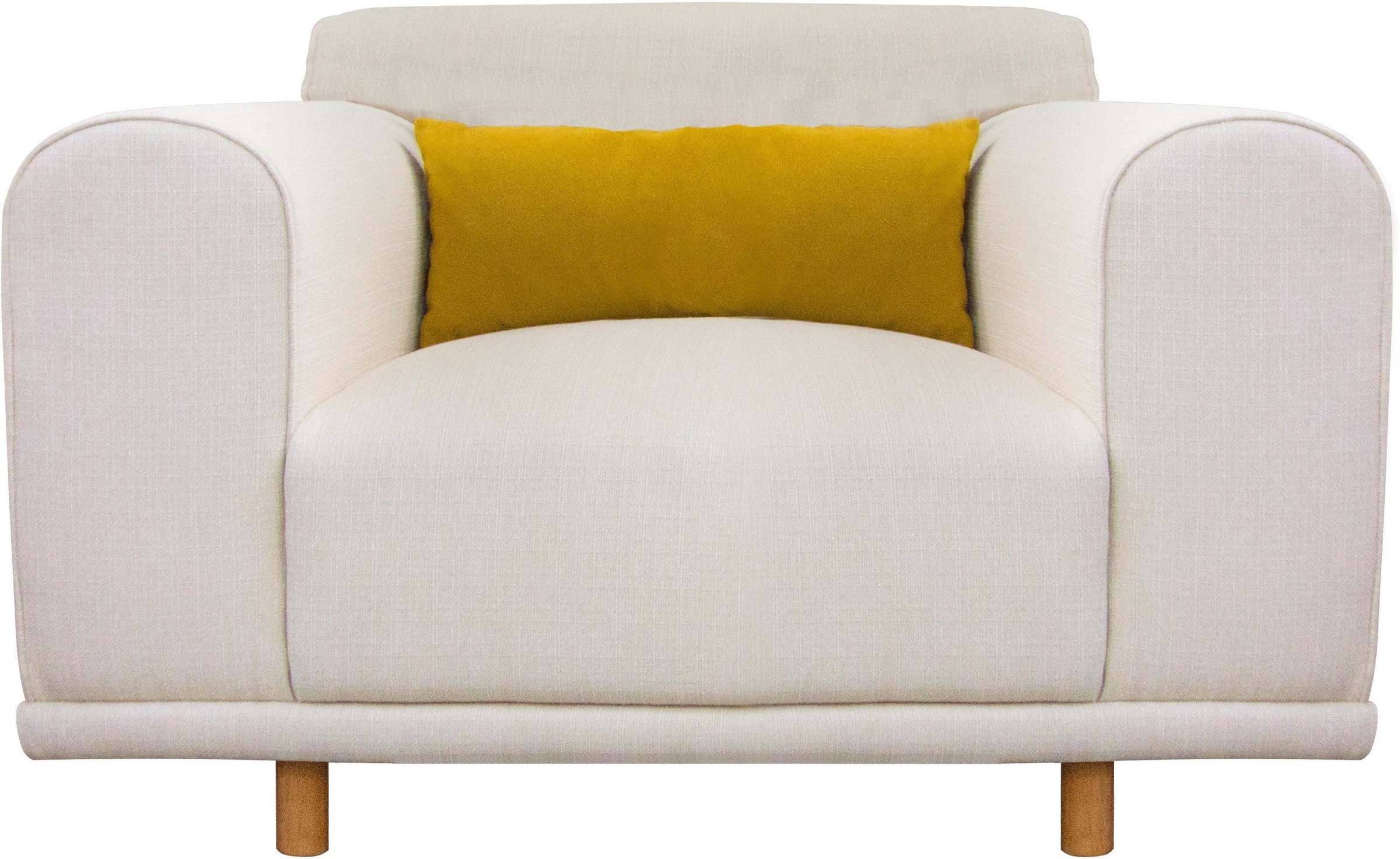 andas Loveseat »Maroon Sessel«, in skandinavischem Design, mit losem Kissen günstig online kaufen