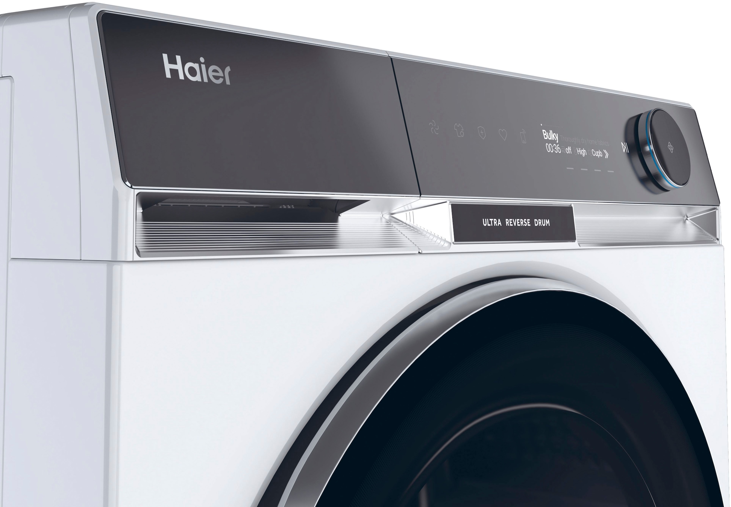 Haier Wärmepumpentrockner »HD90-A3Q397U1«, 9 kg, 9 kg, A+++, UltraReverse: Für wenig Falten und gleichmäßiges Trocknen